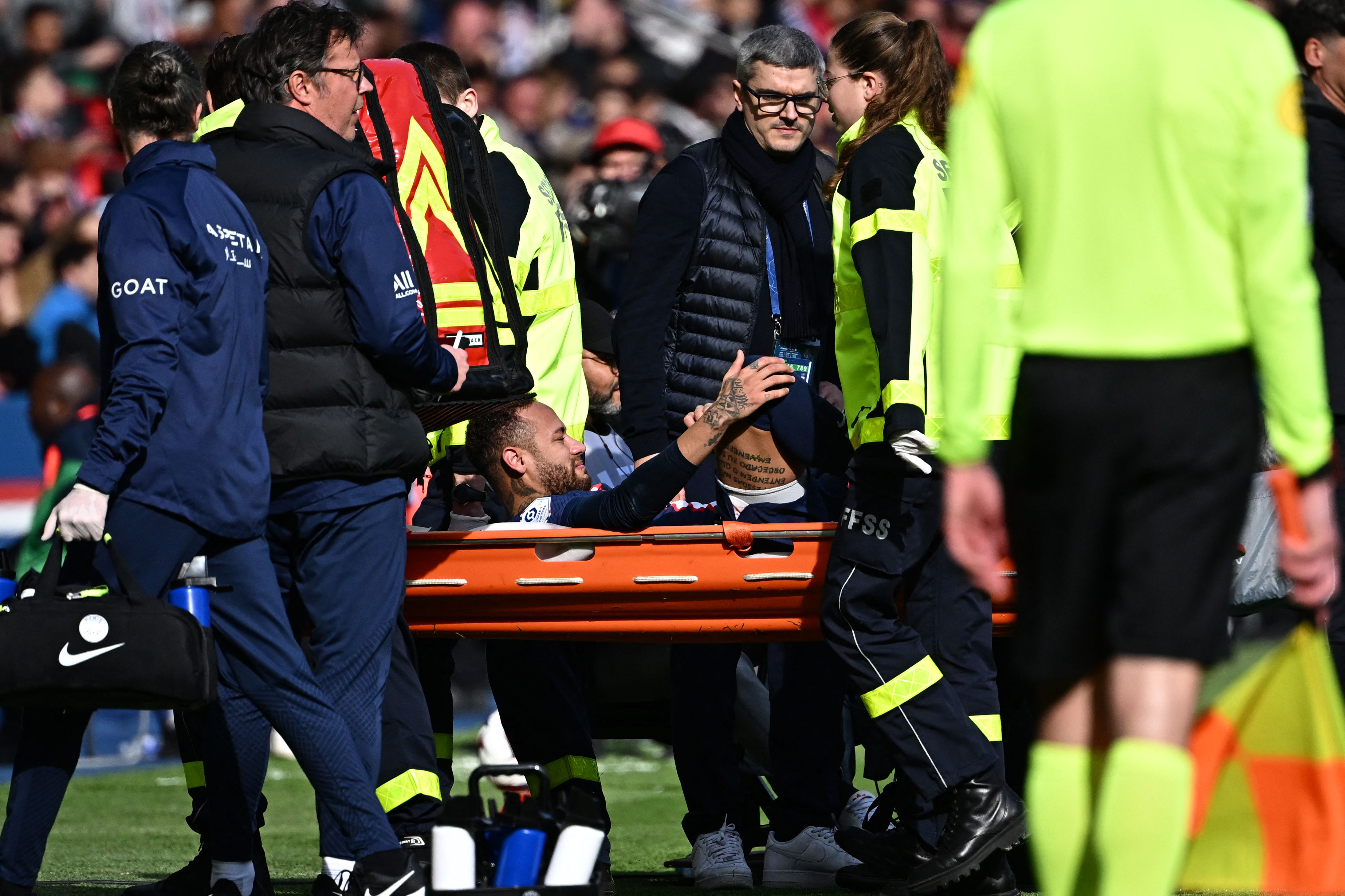 Paris Saint-Germain star Neymar faces race to be fit for Bayern Munich clash after suffering ankle injury