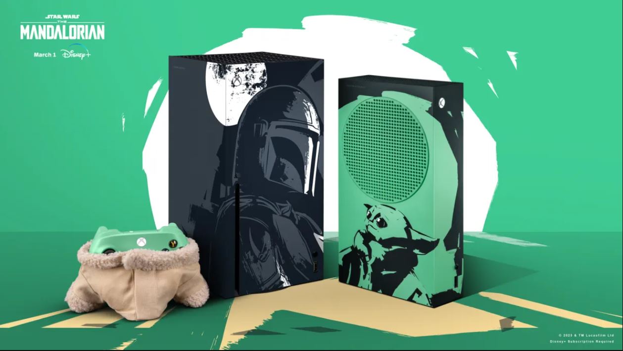 Xbox giving away Mandalorian-themed Xbox Series X/S bundle with a baby Yoda controller