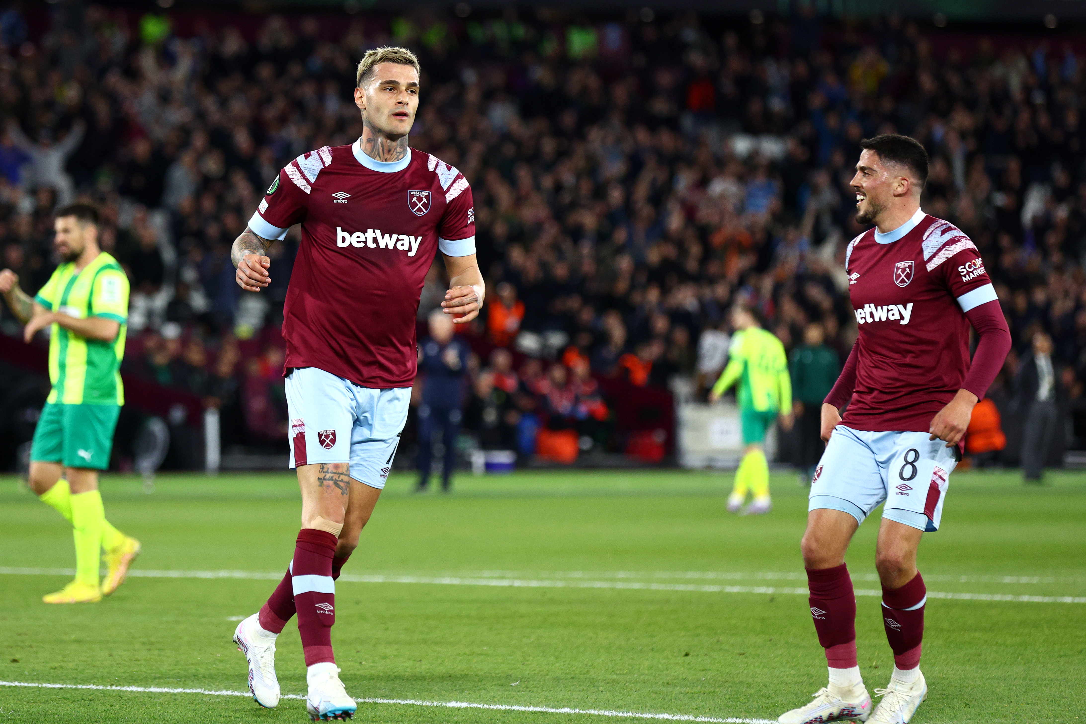 West Ham 4-0 AEK Larnaca: Gianluca Scamacca back on the scoresheet as Conference League journey continues