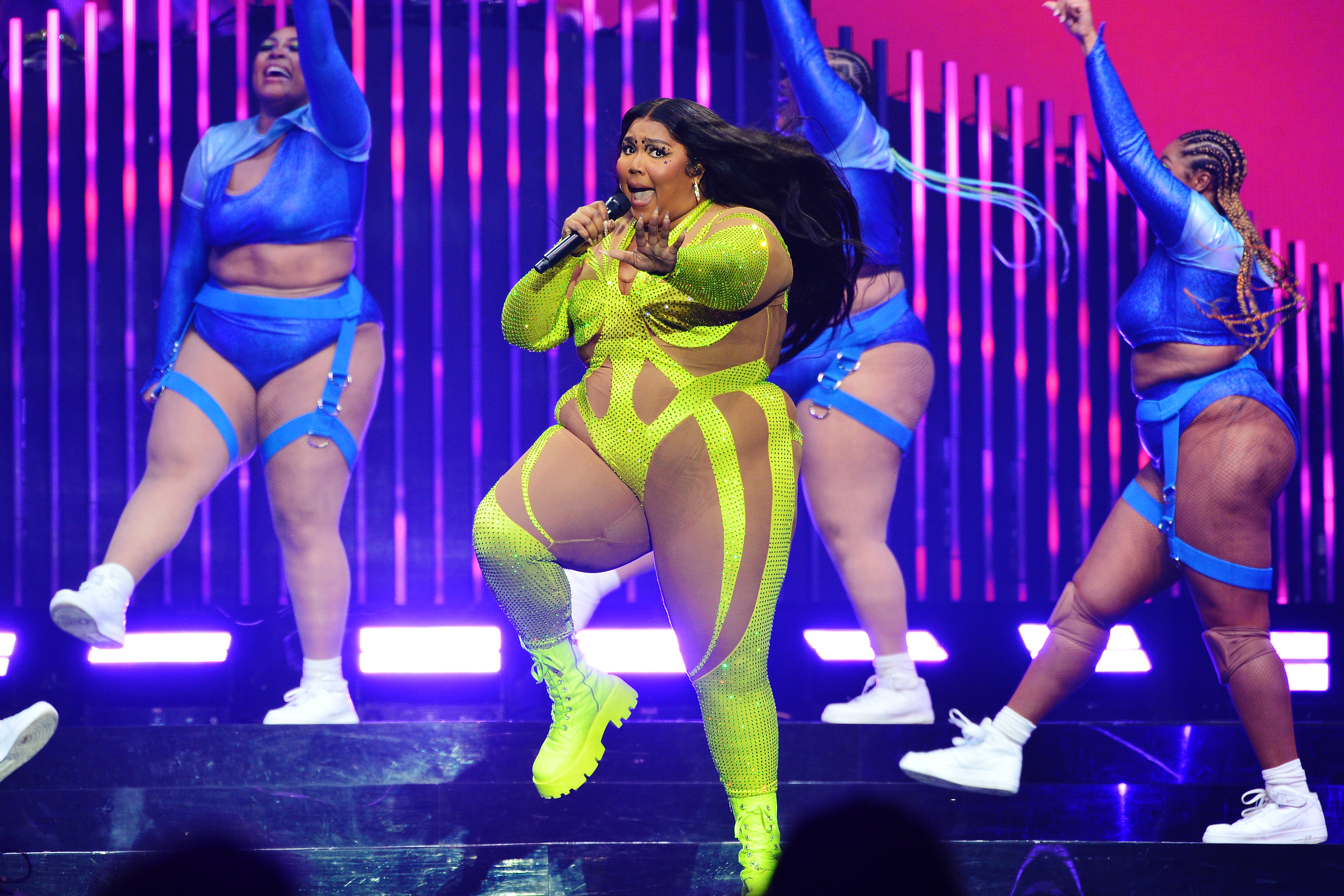 Lizzo Performs At The O2 Arena