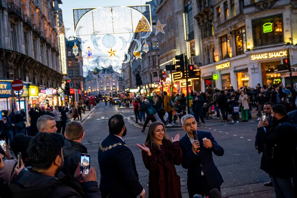 Ramadan lights - London