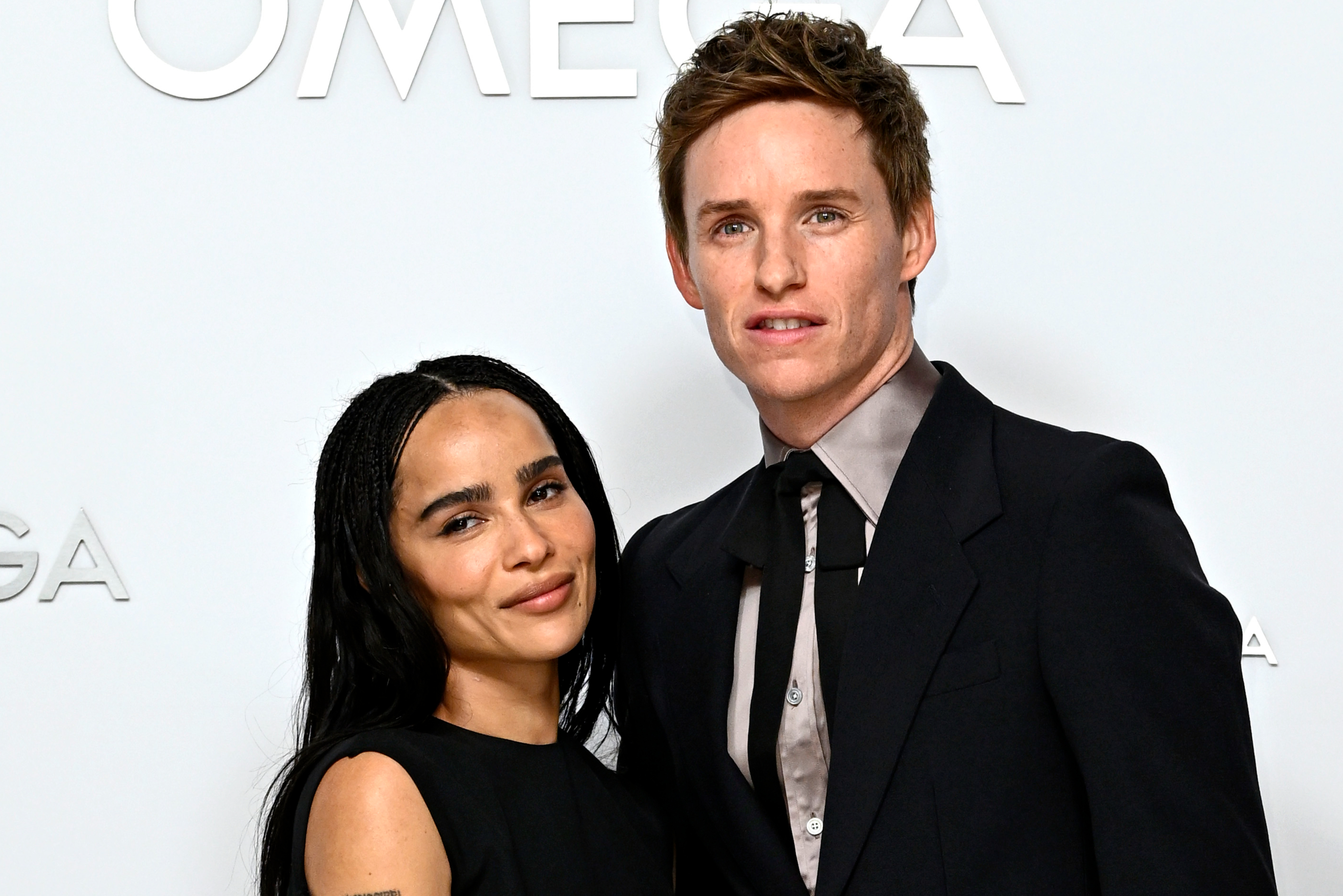 Eddie Redmayne and Zoe Kravitz reunite at Omega Aqua Terra bash