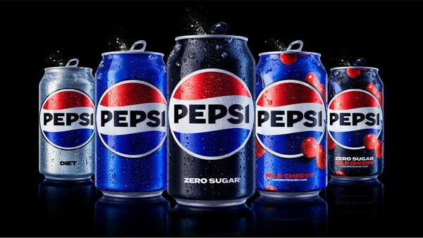 Pepsi rebrands with new logo and slashes sugar content 