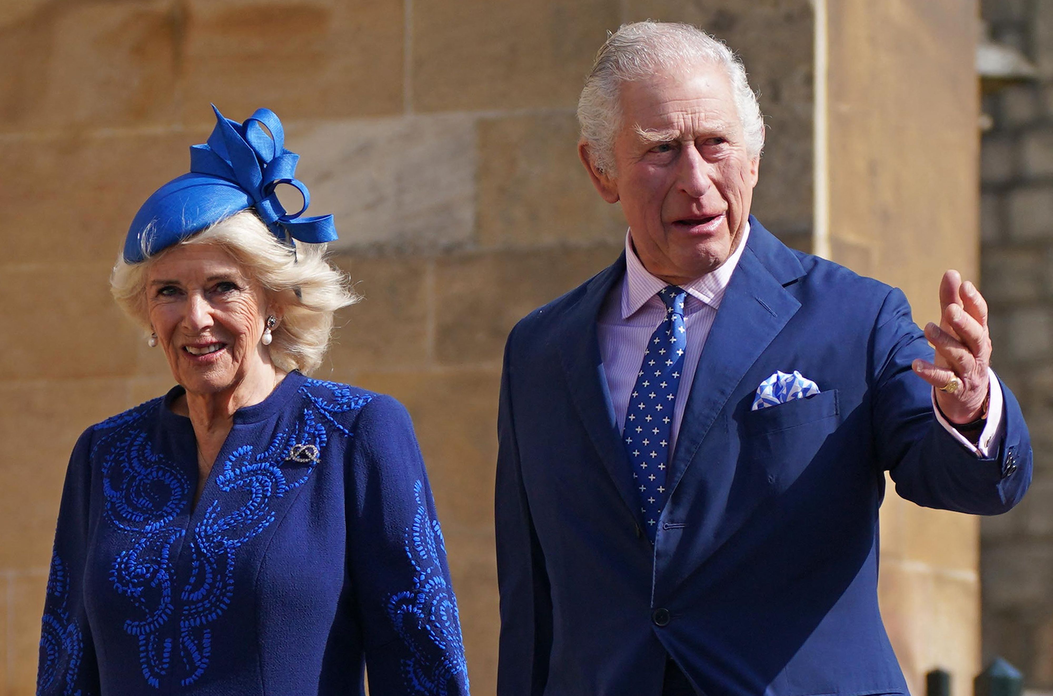 BRITAIN-ROYALS-EASTER