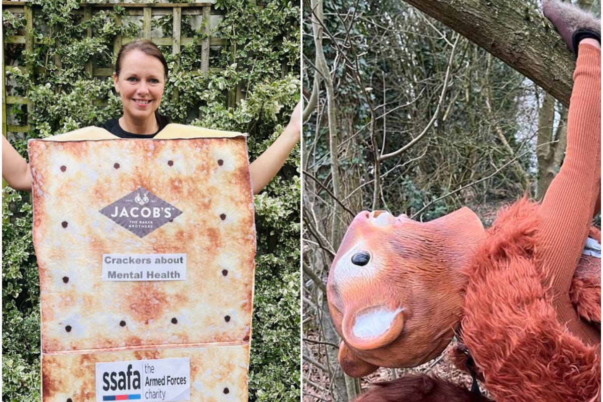 A cream cracker to a massive squirrel – the 71 London Marathon record attempts