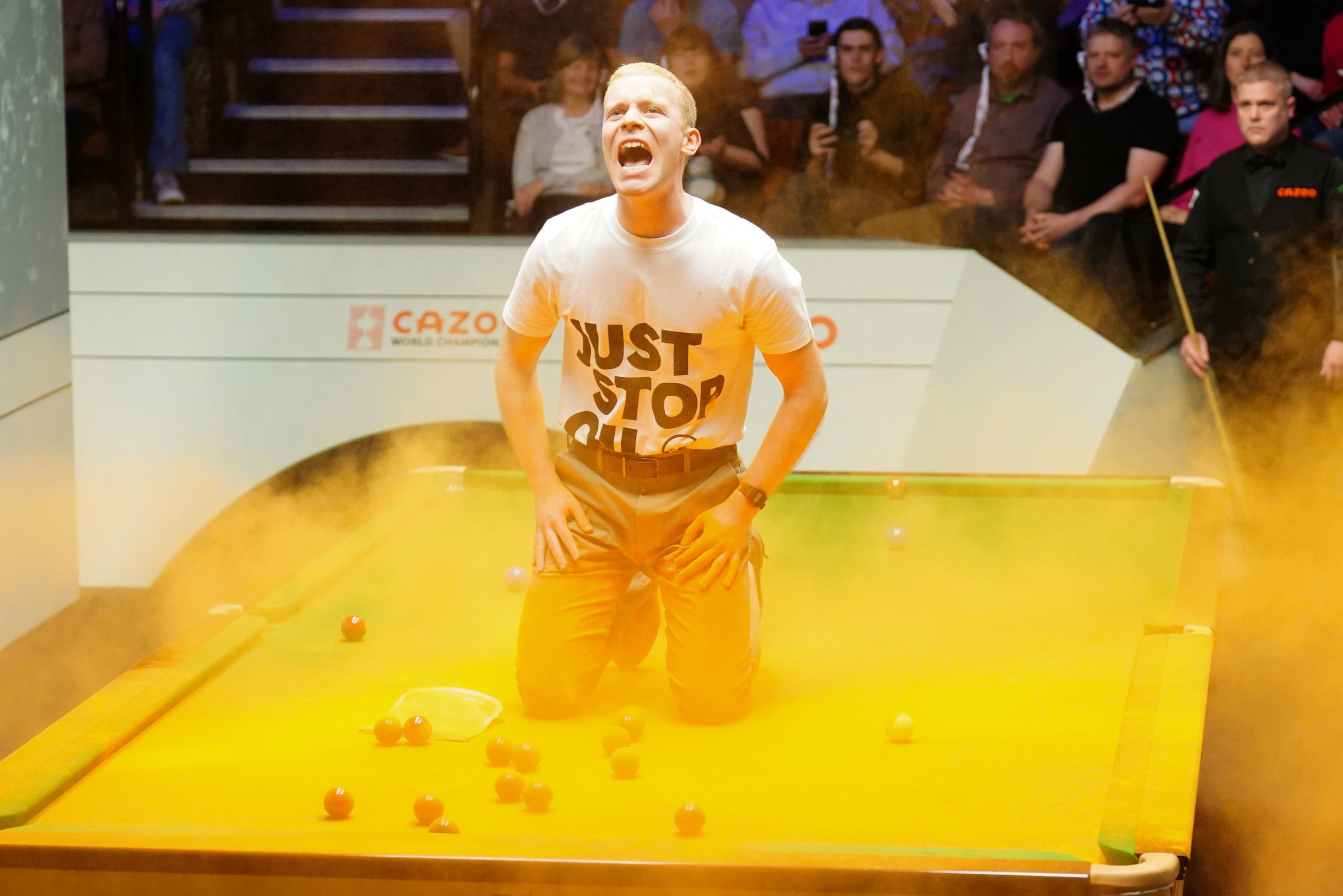 World Snooker Championship: Mark Allen brands Just Stop Oil protestors ‘complete idiots’