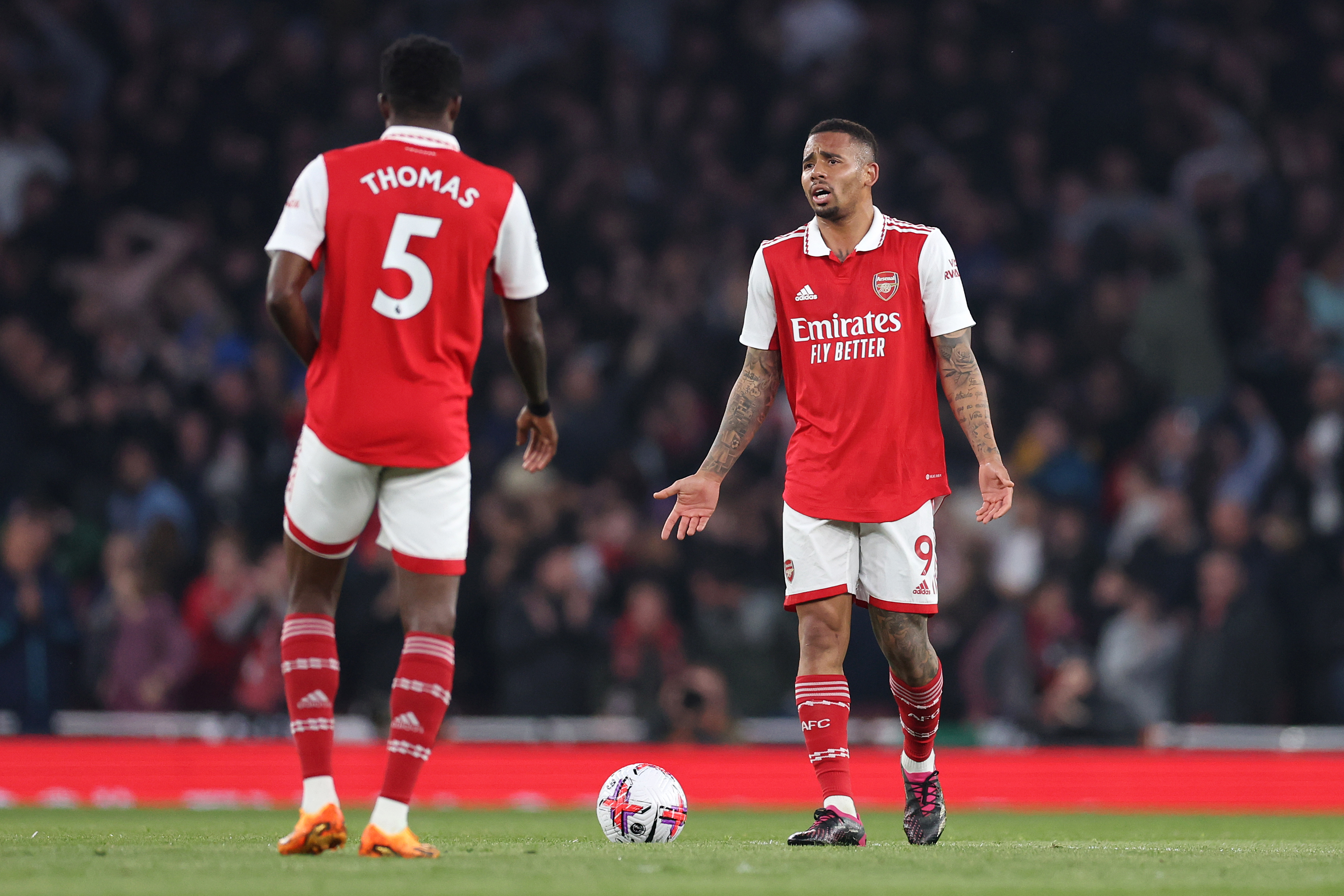 Gabriel Jesus says ‘a lot of things’ are going on at Arsenal as title hopes take another huge blow