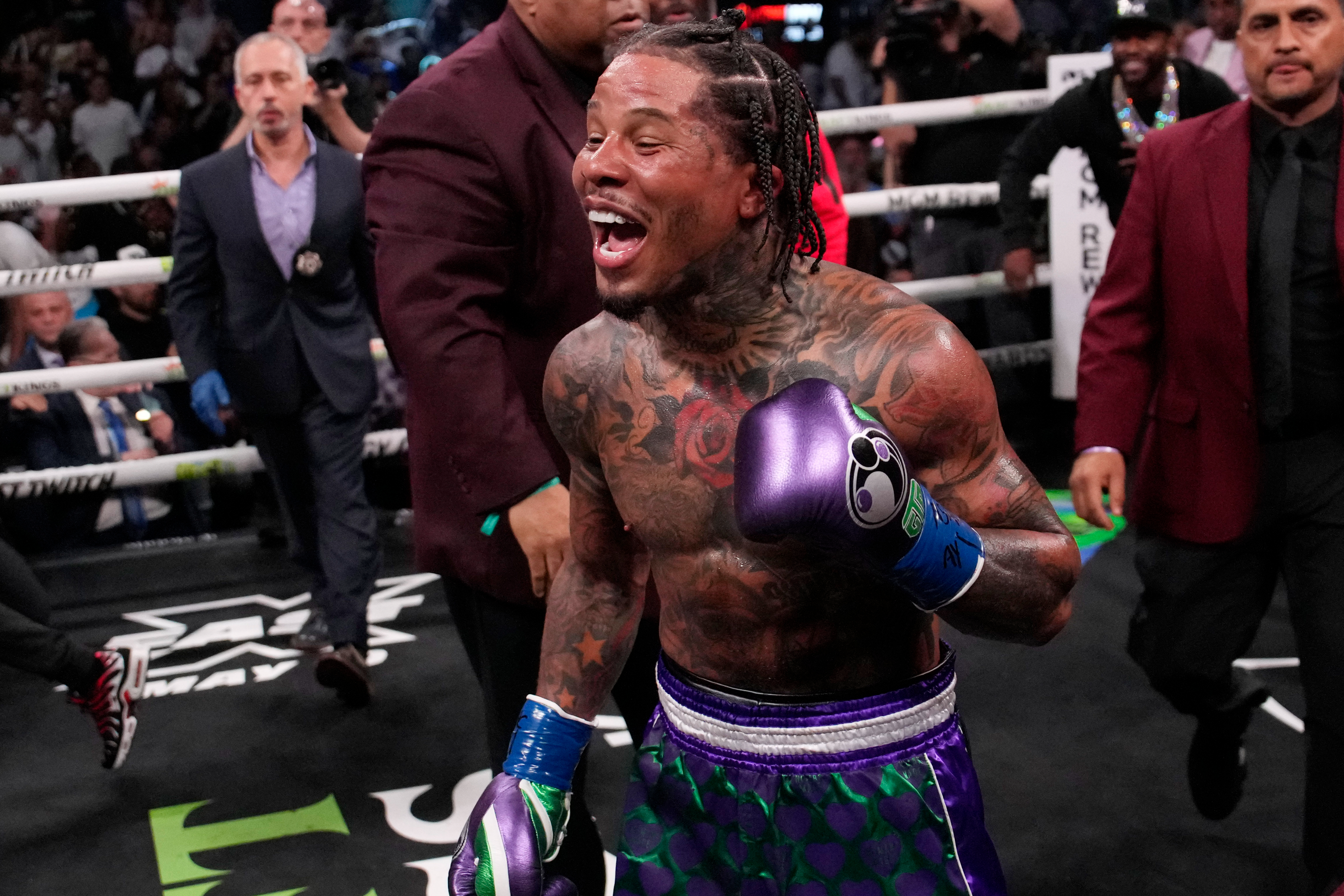 Gervonta Davis ‘thought’ Ryan Garcia would get up after body shot ends Las Vegas fight