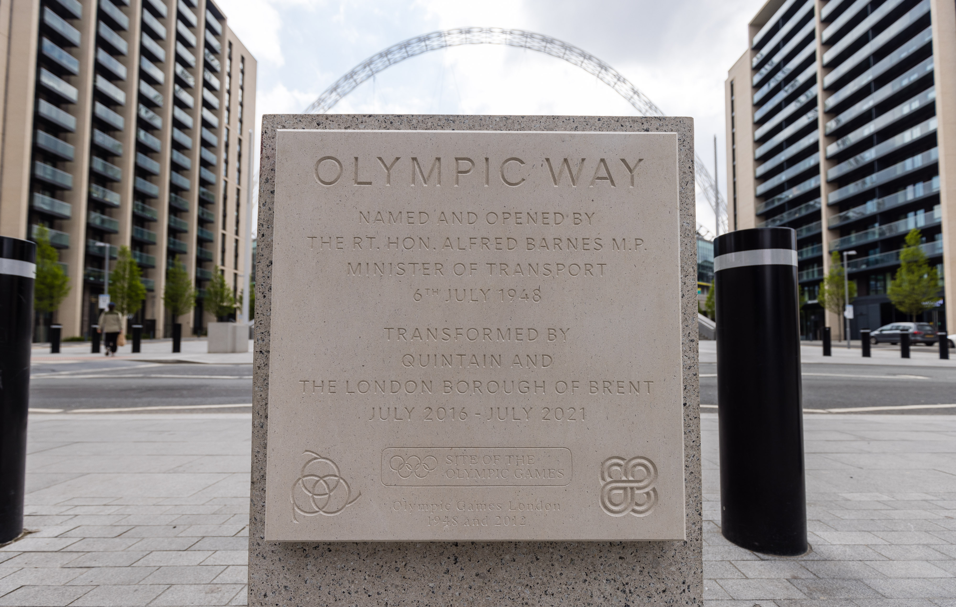 1948 Olympic plaque restored at Wembley