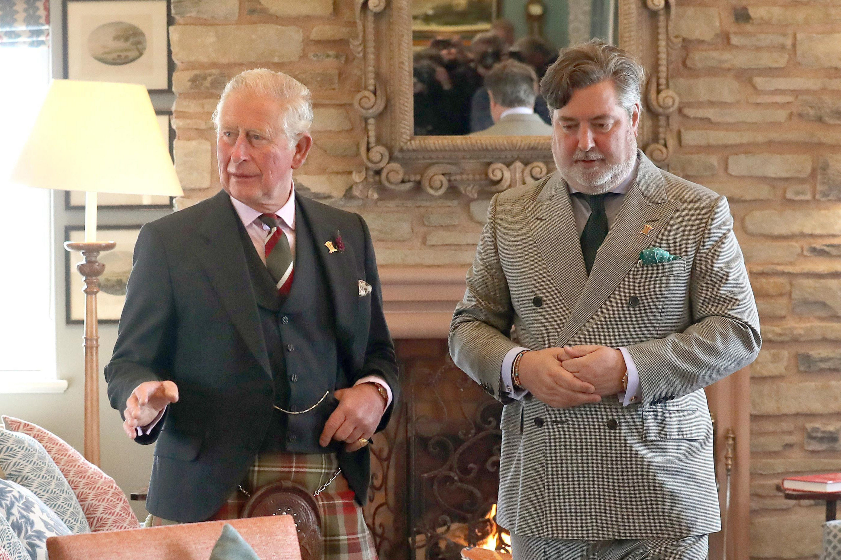 The Prince of Wales visit to Scotland