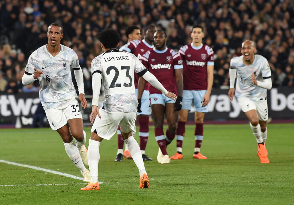 West Ham 1-2 Liverpool: Cody Gakpo and Joel Matip end Hammers’ unbeaten run