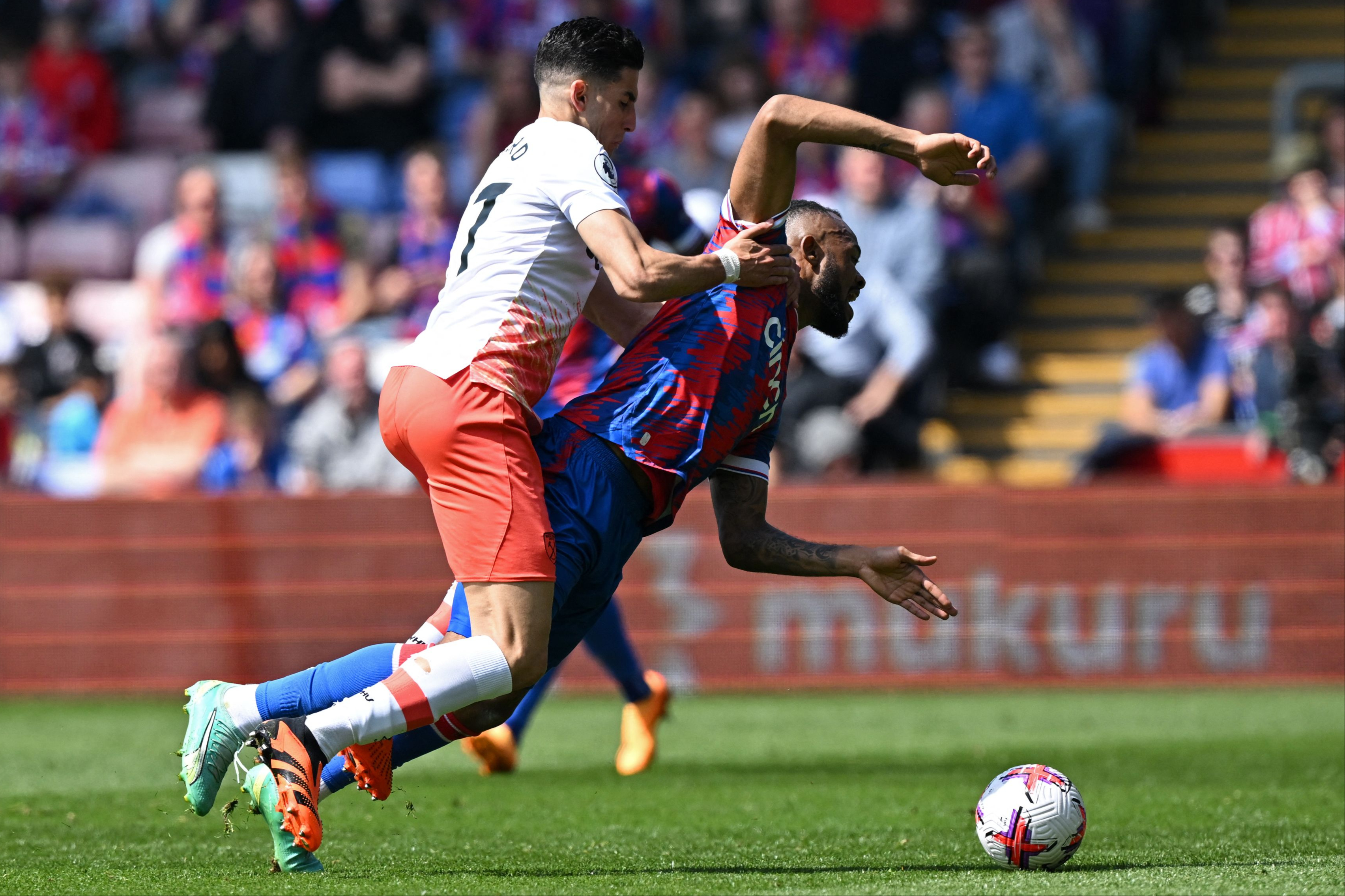 West Ham player ratings vs Crystal Palace: Nayef Aguerd has a nightmare as Declan Rice is frustrated