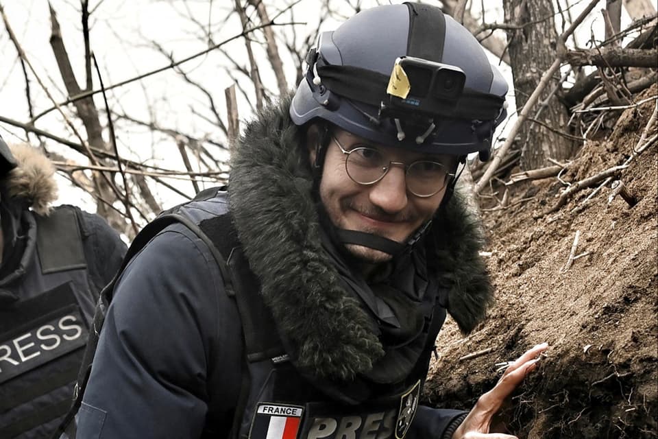An undated photo of AFP video journalist Arman Soldin