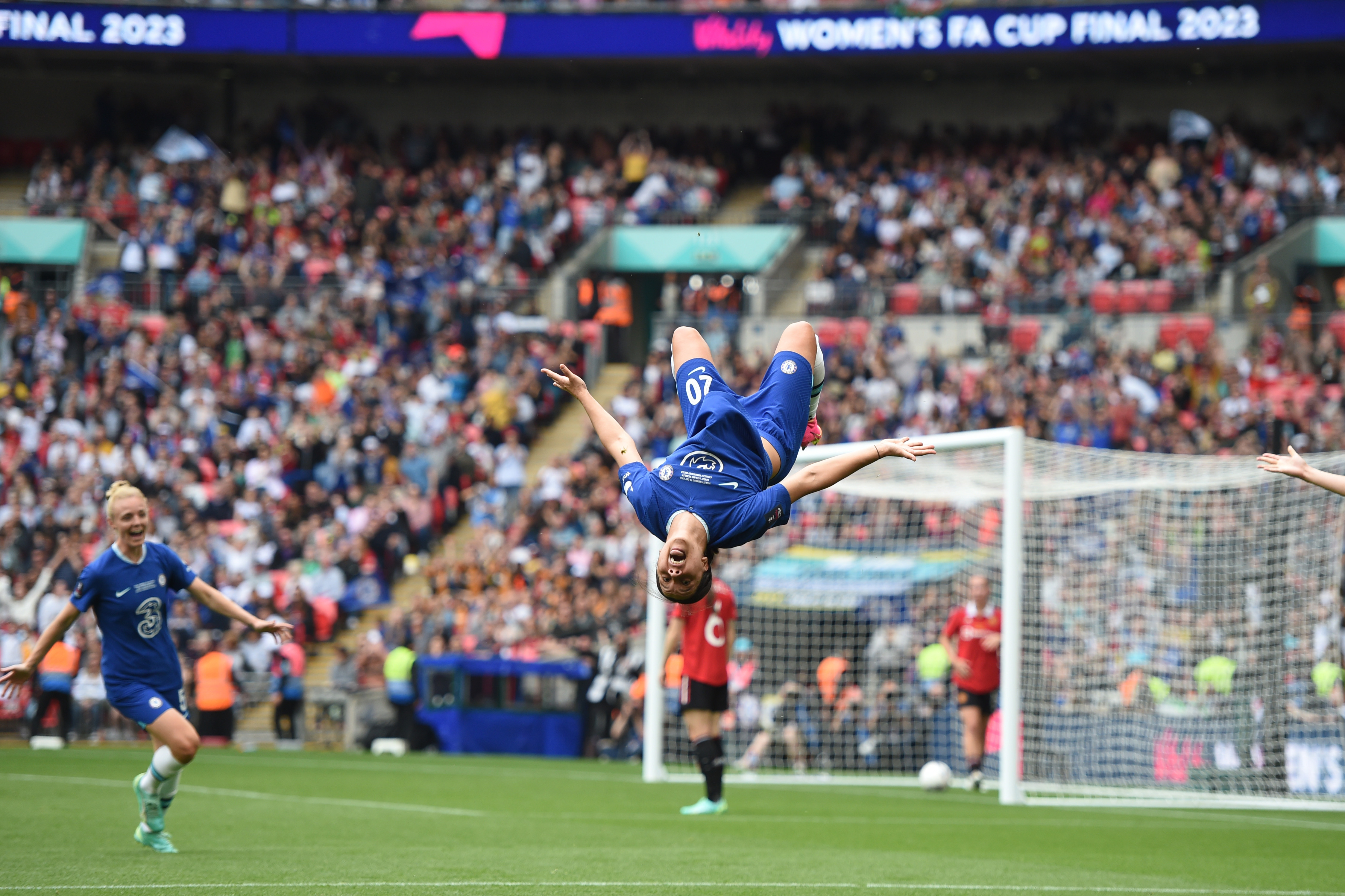 Kerr the hero again as Chelsea beat Man United in Women’s FA Cup Final