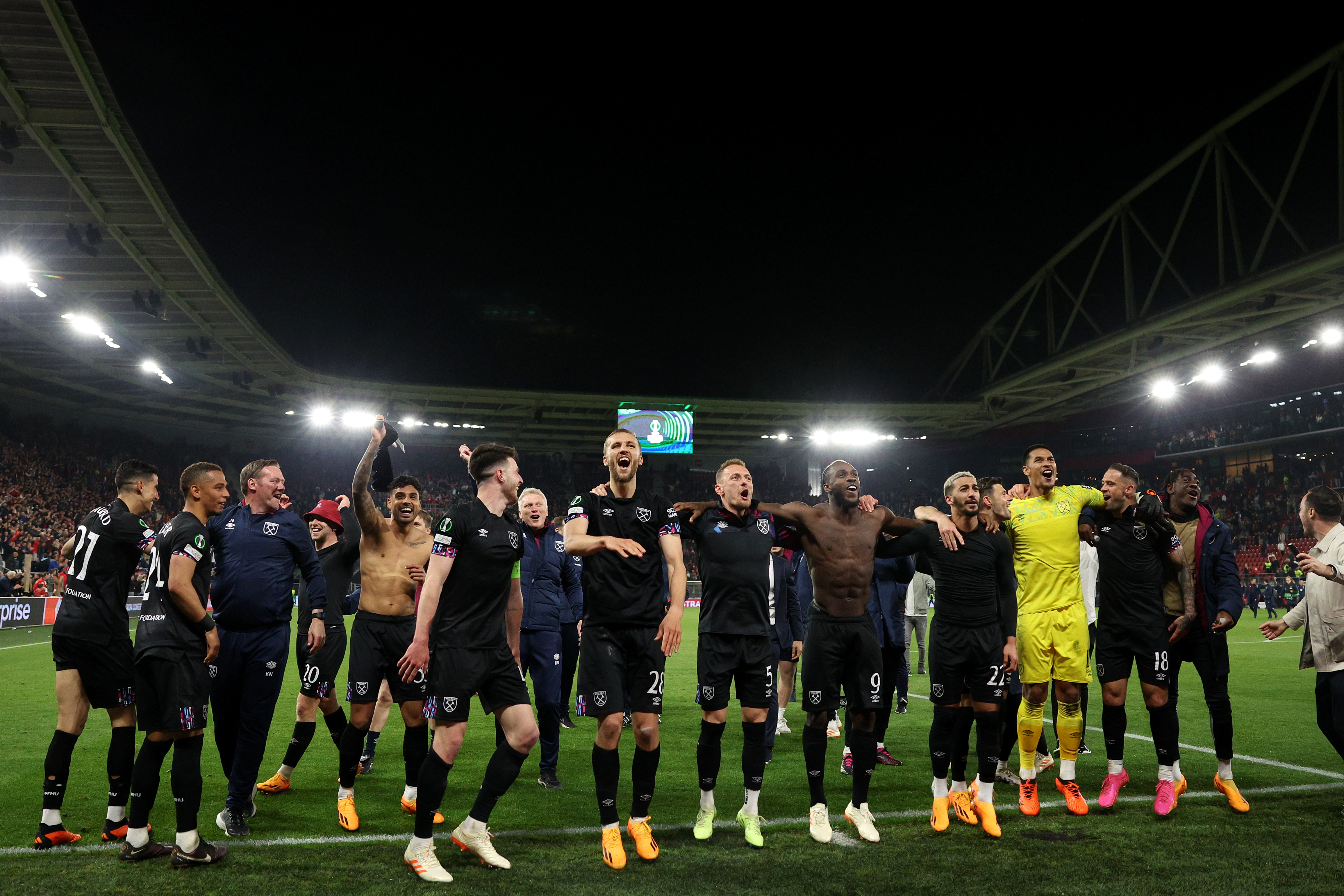 West Ham joy undermined by horrific scenes but Europa Conference League final offers fairytale ending