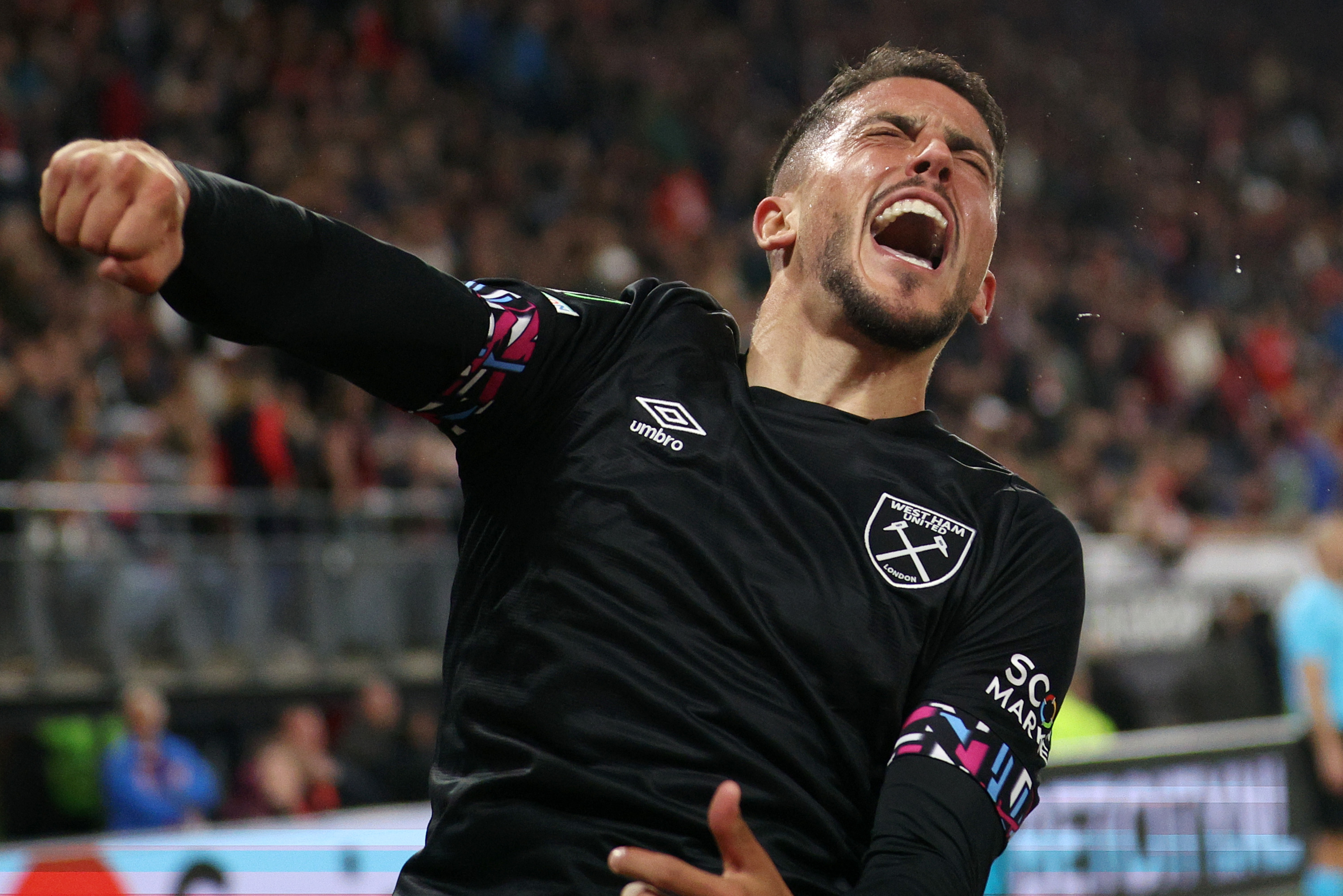 Emotional Pablo Fornals sends message to West Ham fans after late heroics to defeat AZ Alkmaar