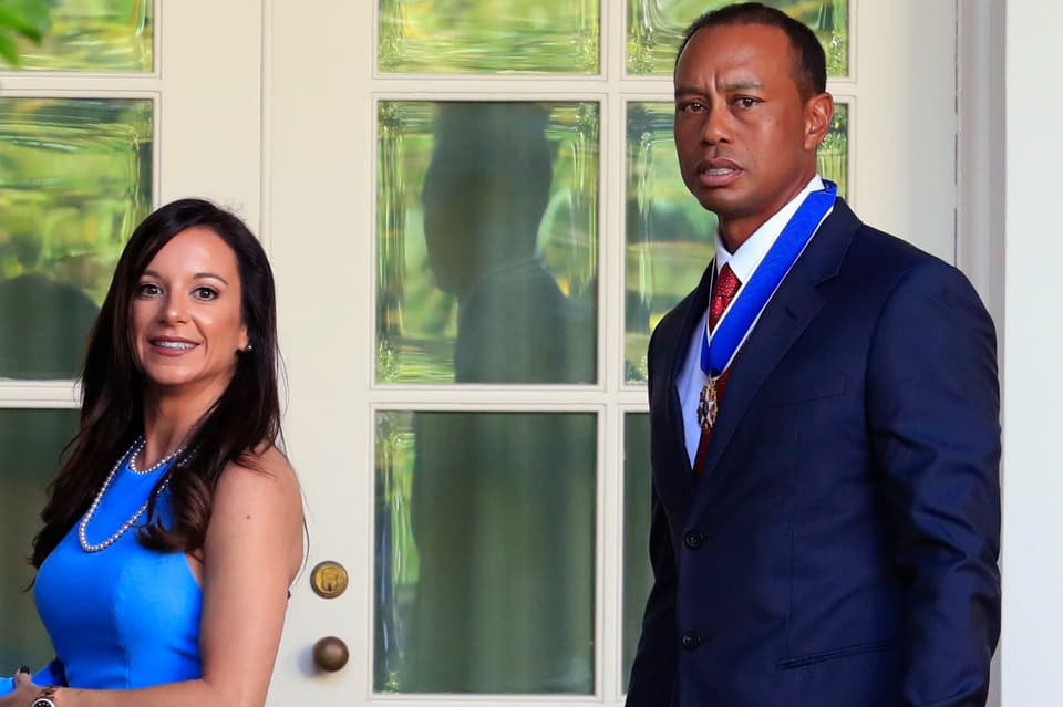 Tiger Woods, Sam Alexis Woods, Erica Herman