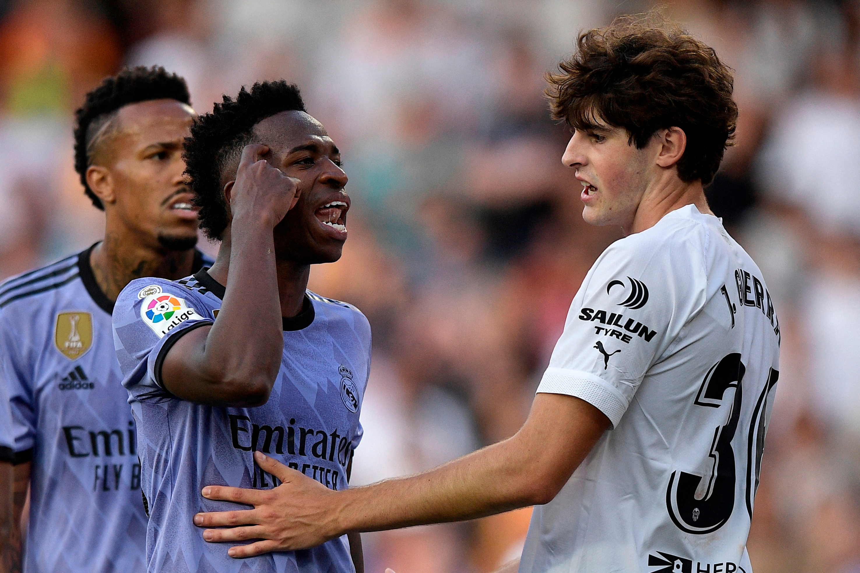 Vinicius Jr: Valencia and police identify fan who racially abused Real Madrid forward