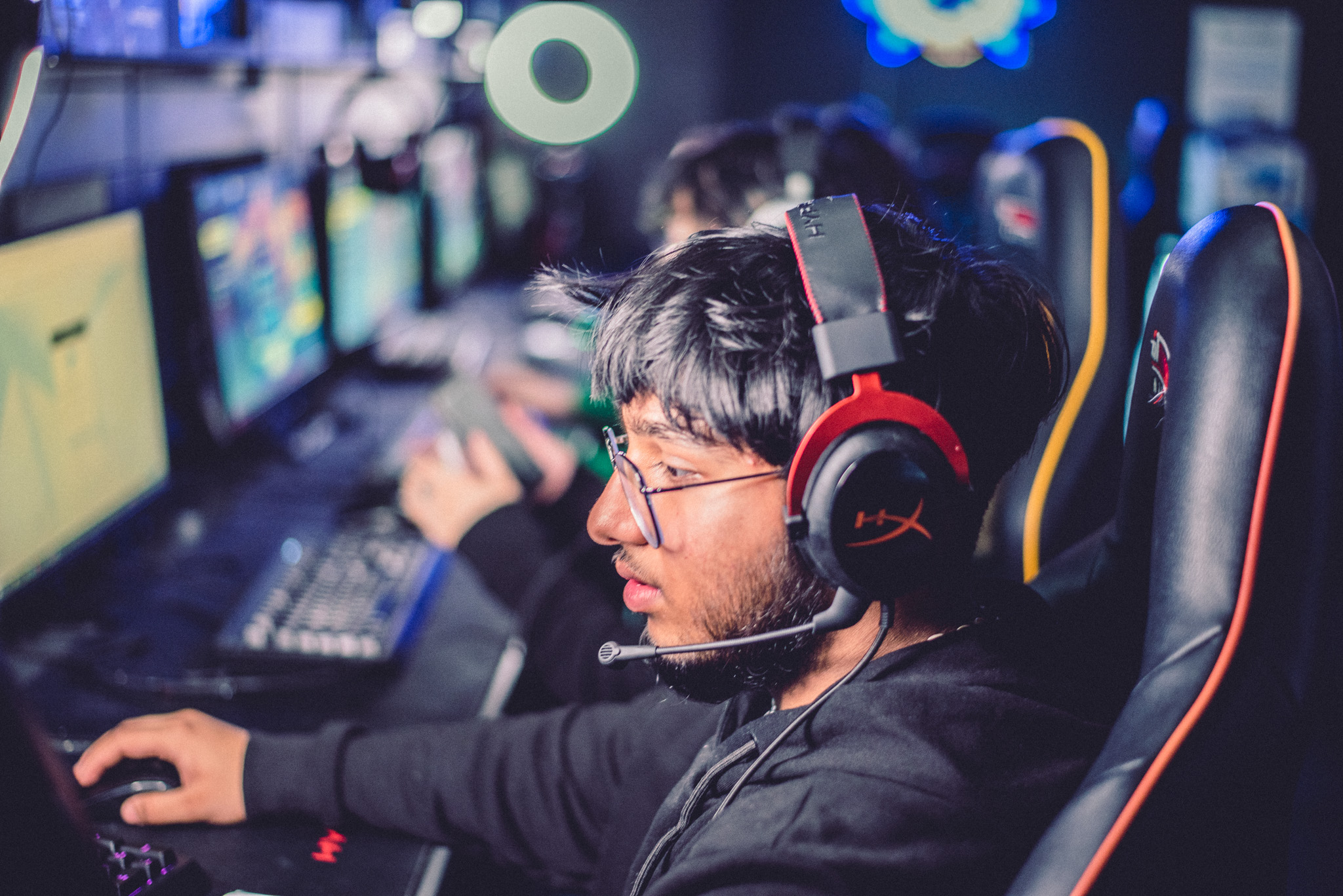  Access Creative College esports students 
