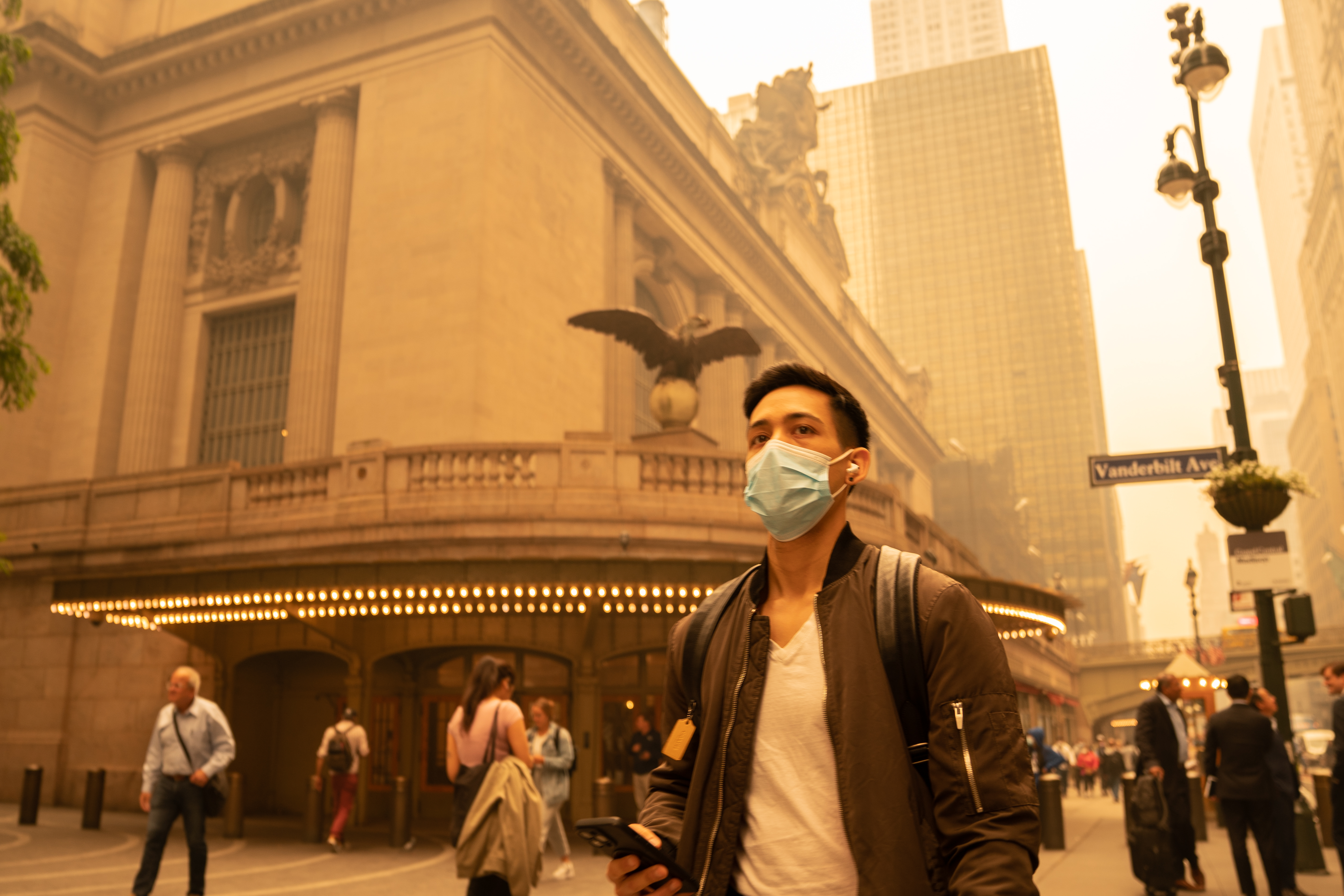 Smoke From Canadian Wildfires Blows South Creating Hazy Conditions On Large Swath Of Eastern U.S.