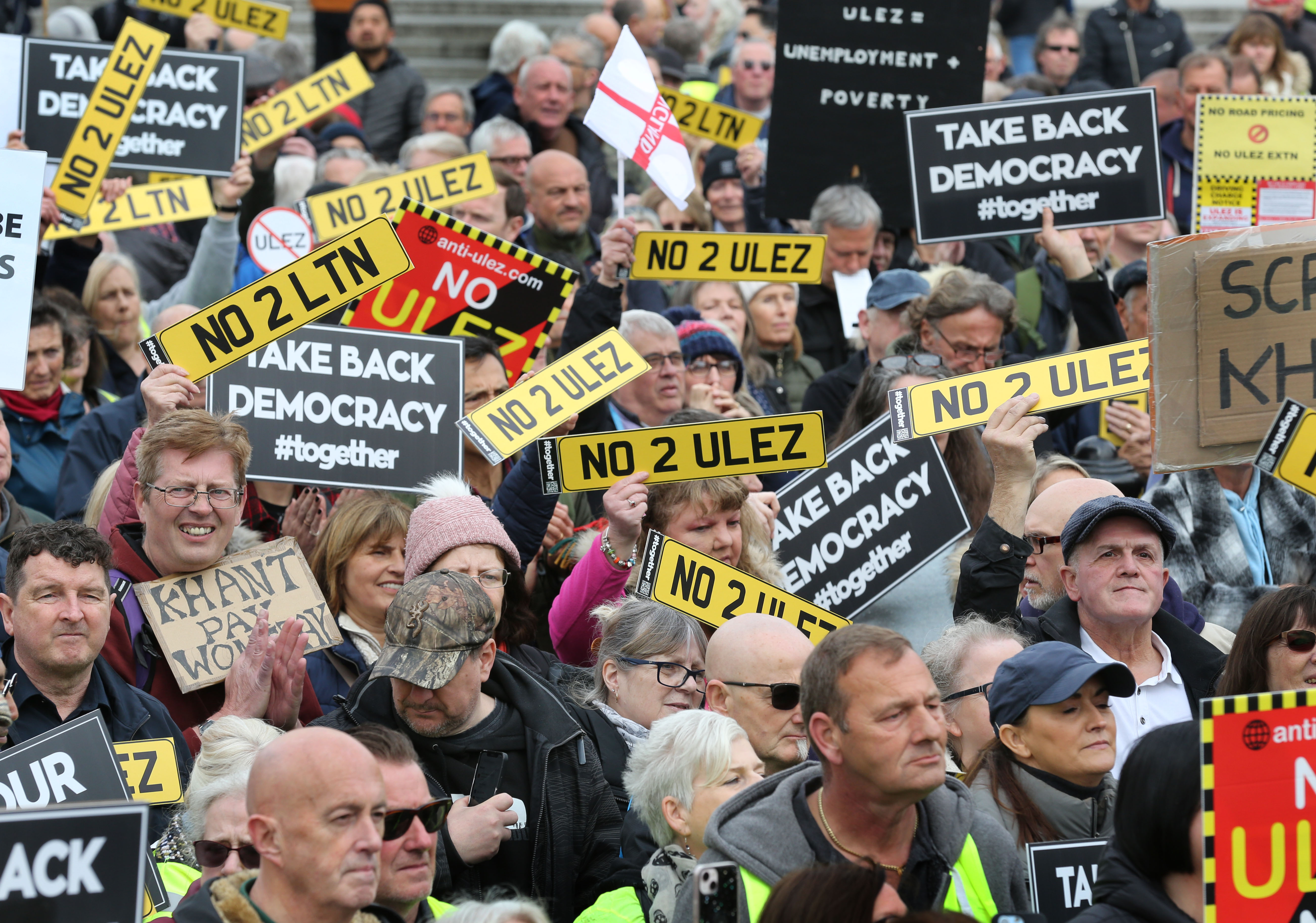 Protest against ULEZ Zone extension and Low Traffic Neighbourhoods