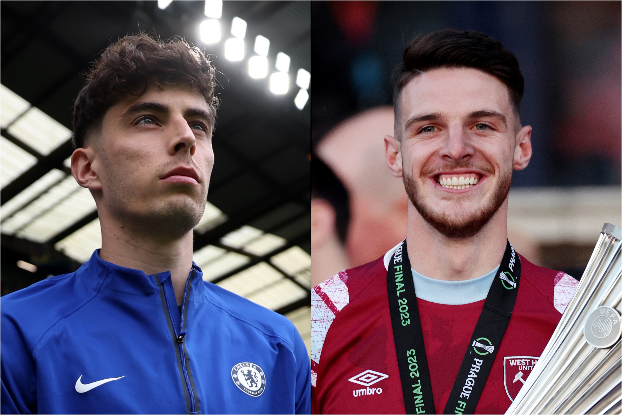 How Arsenal could line up with Declan Rice and Kai Havertz as transfer talks continue