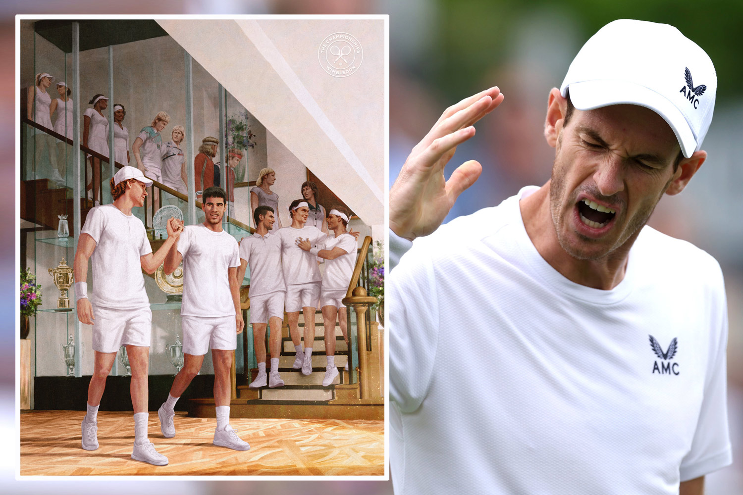Andy Murray labels new Wimbledon artwork as ‘a disaster’ after snub