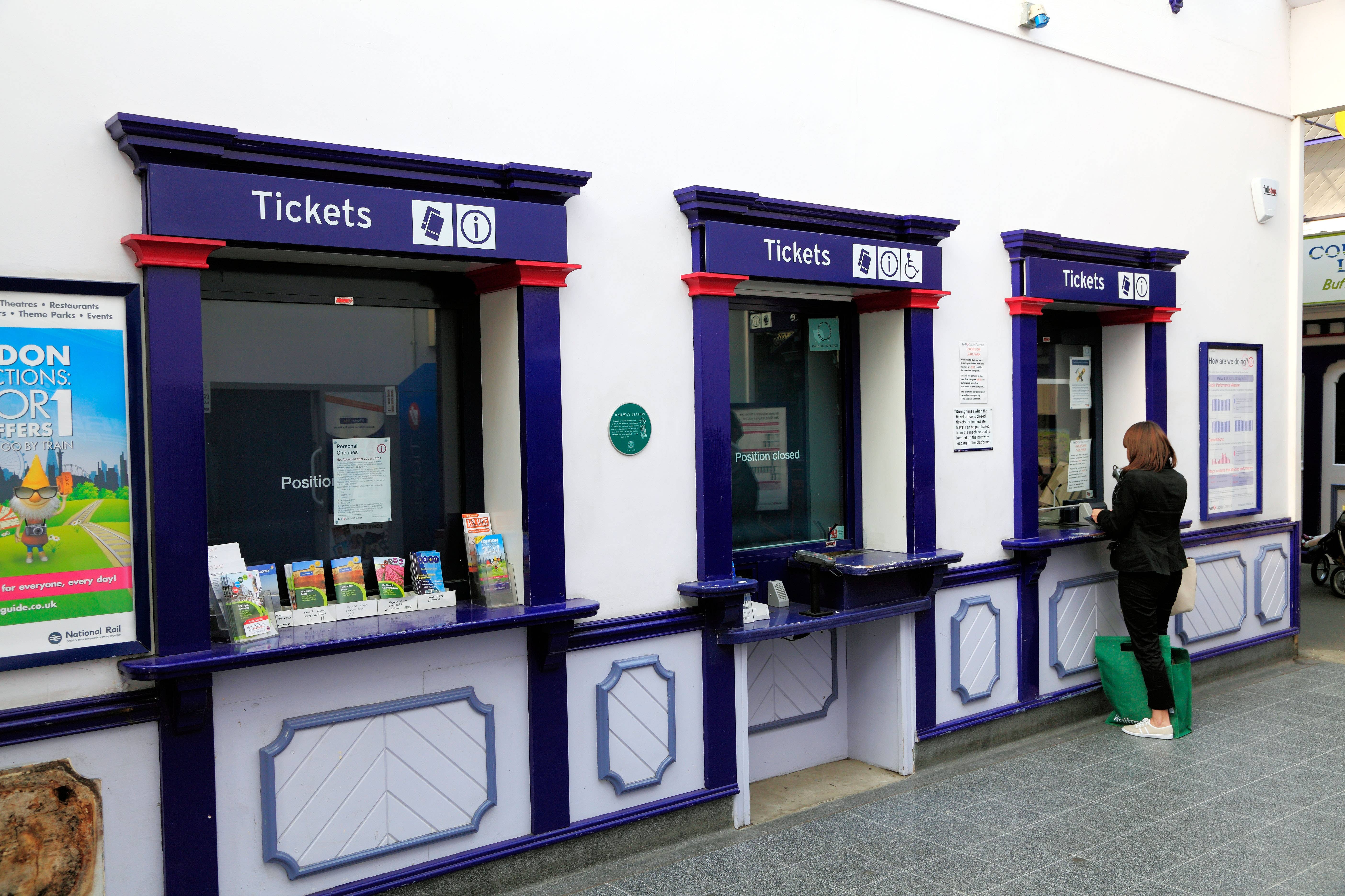 Why are railway ticket offices being closed?