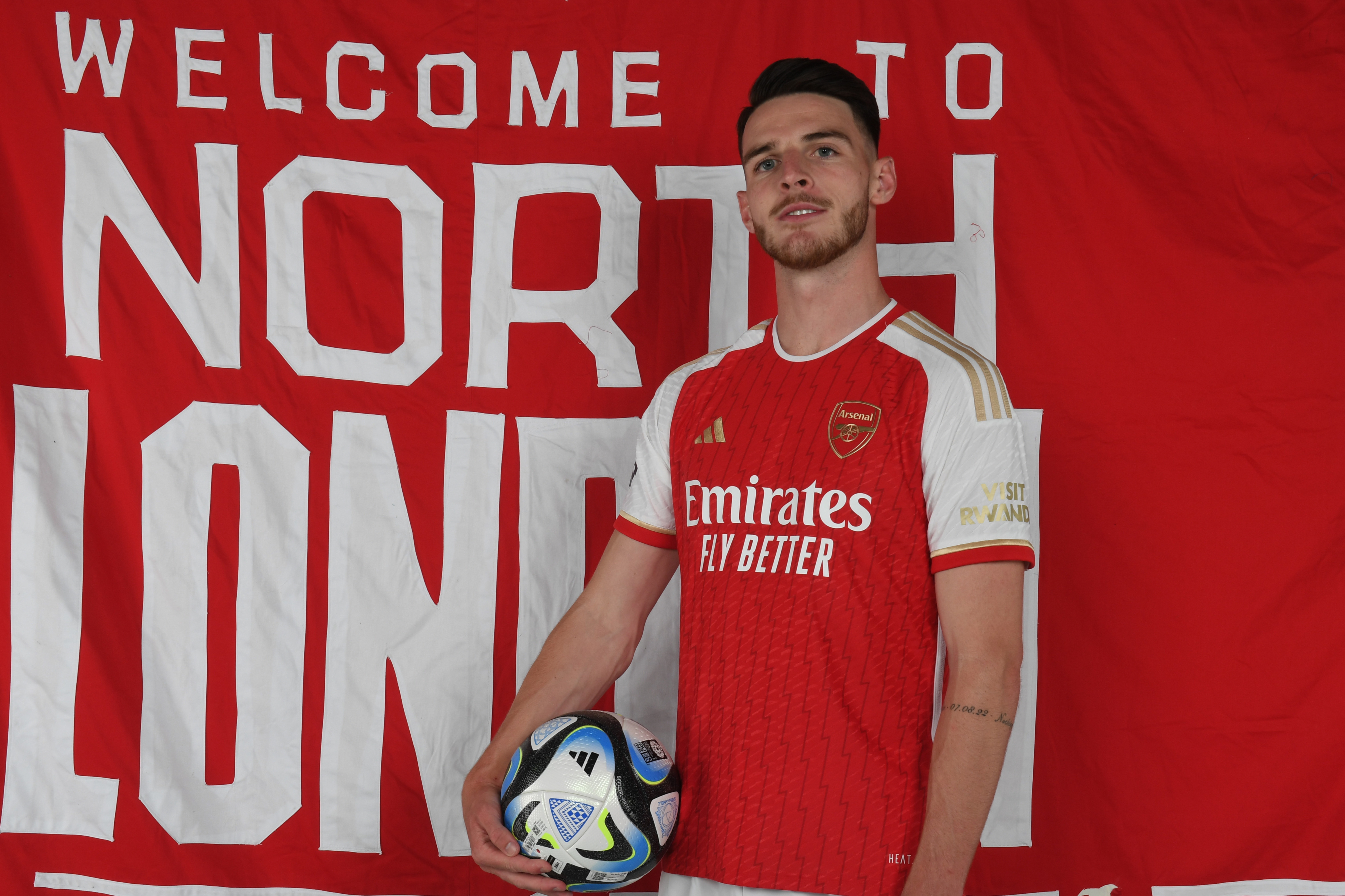 Declan Rice sends first message as an Arsenal player with £105m transfer finally confirmed
