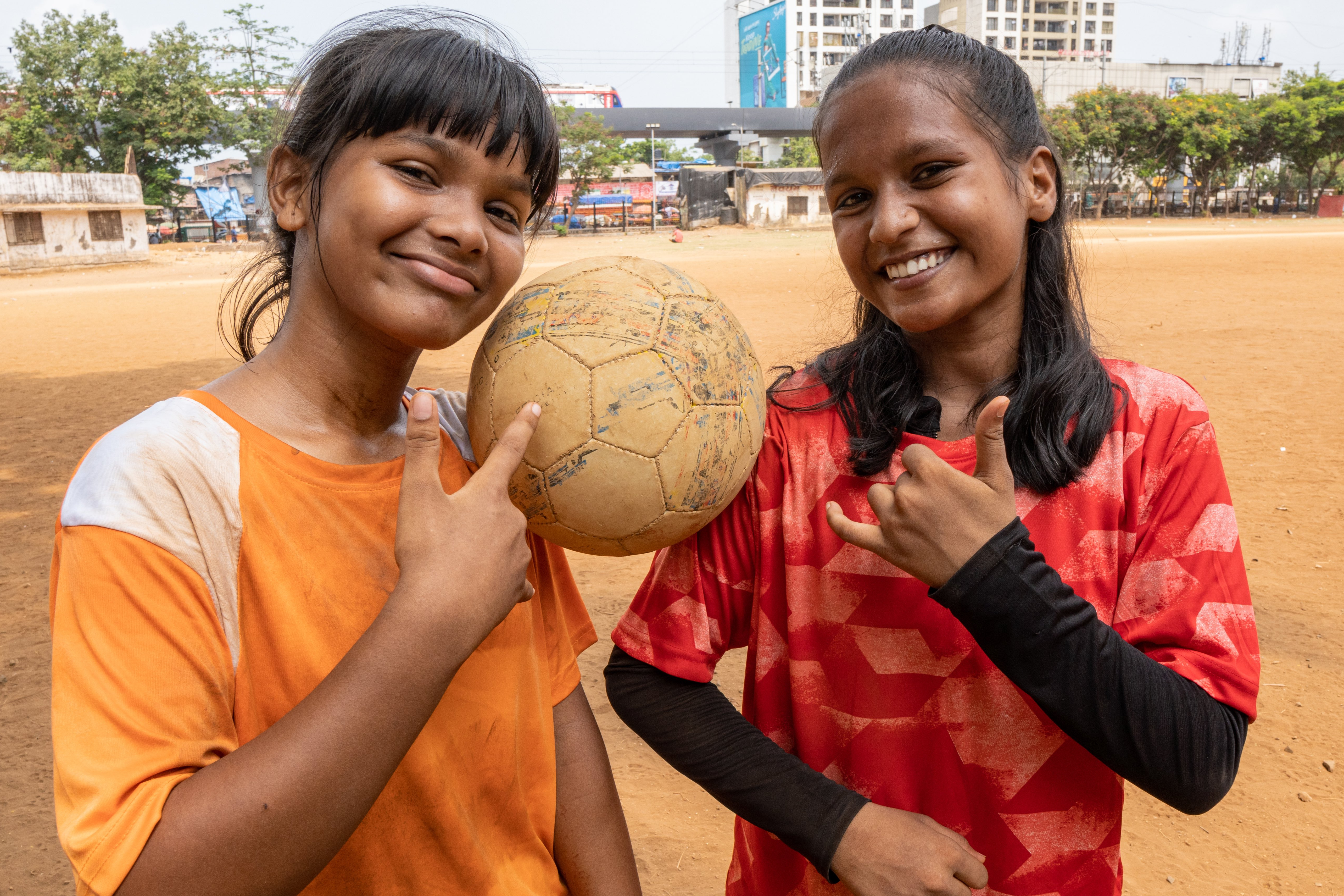 ‘Kick like a girl’: How football is helping girls in India to stay in education