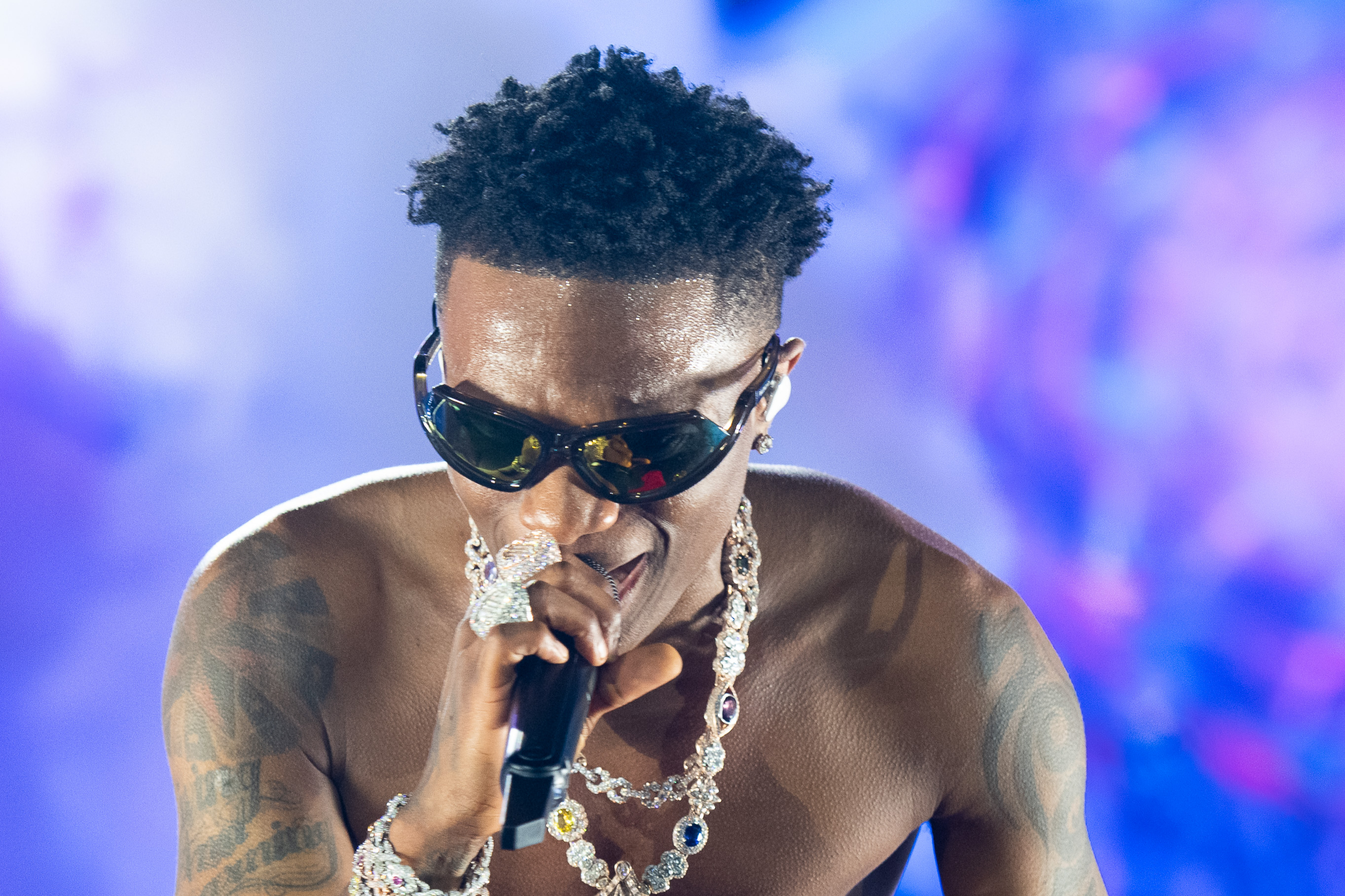 Wizkid Performs At Tottenham Hotspur Stadium