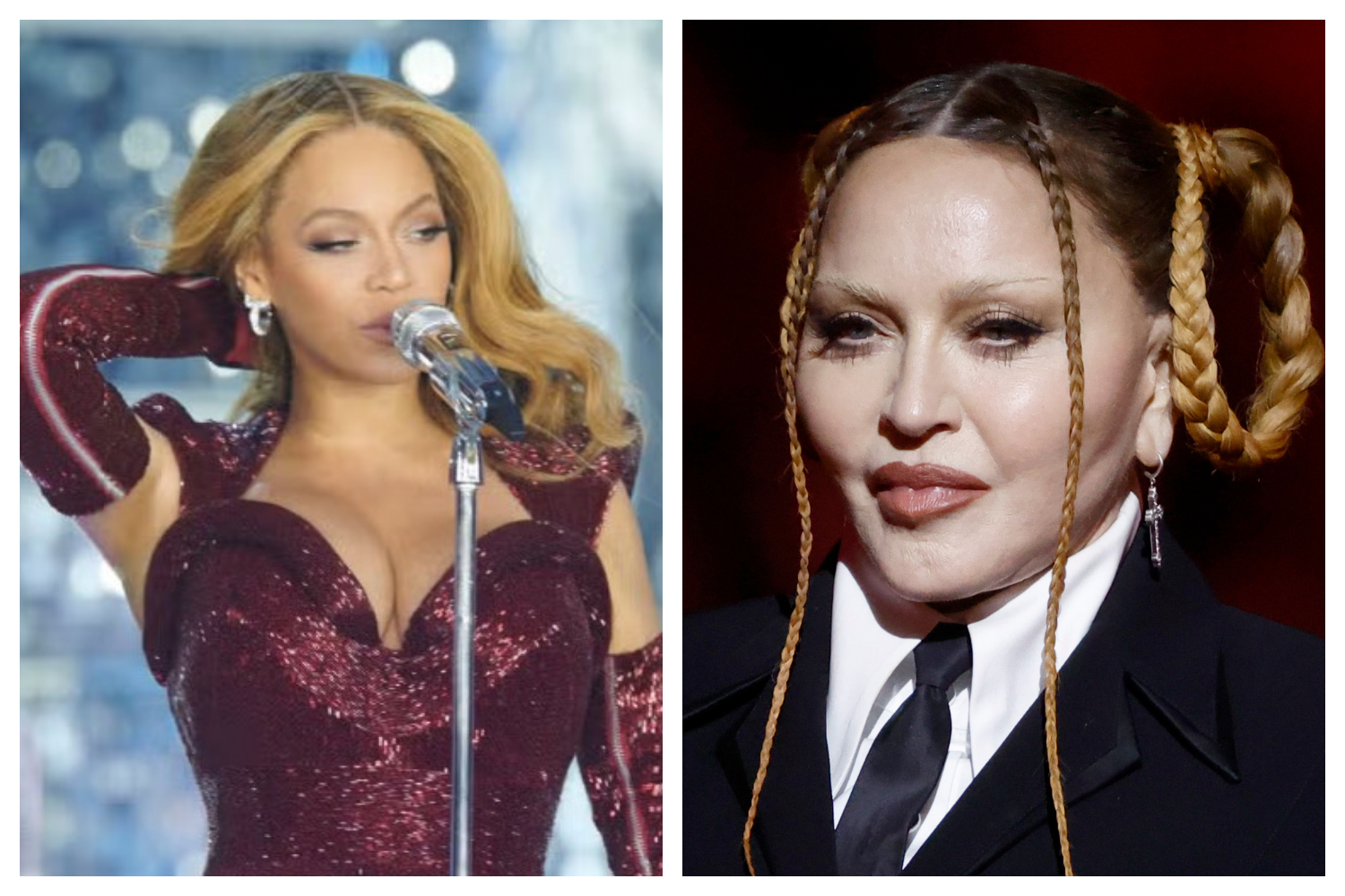 Beyoncé pays tribute to Queen of Pop at gig after illness