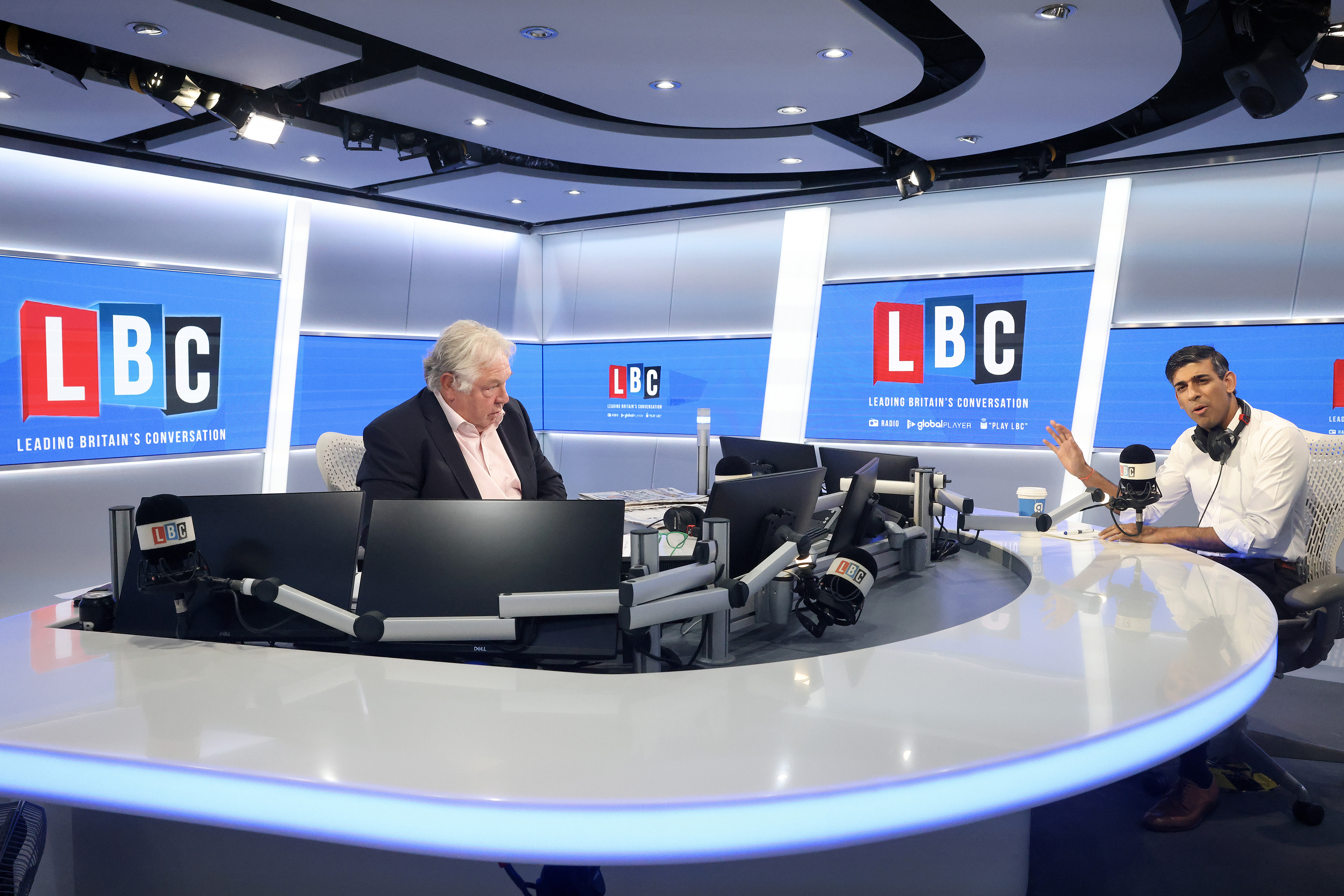 The Prime Minister takes calls on LBC Radio