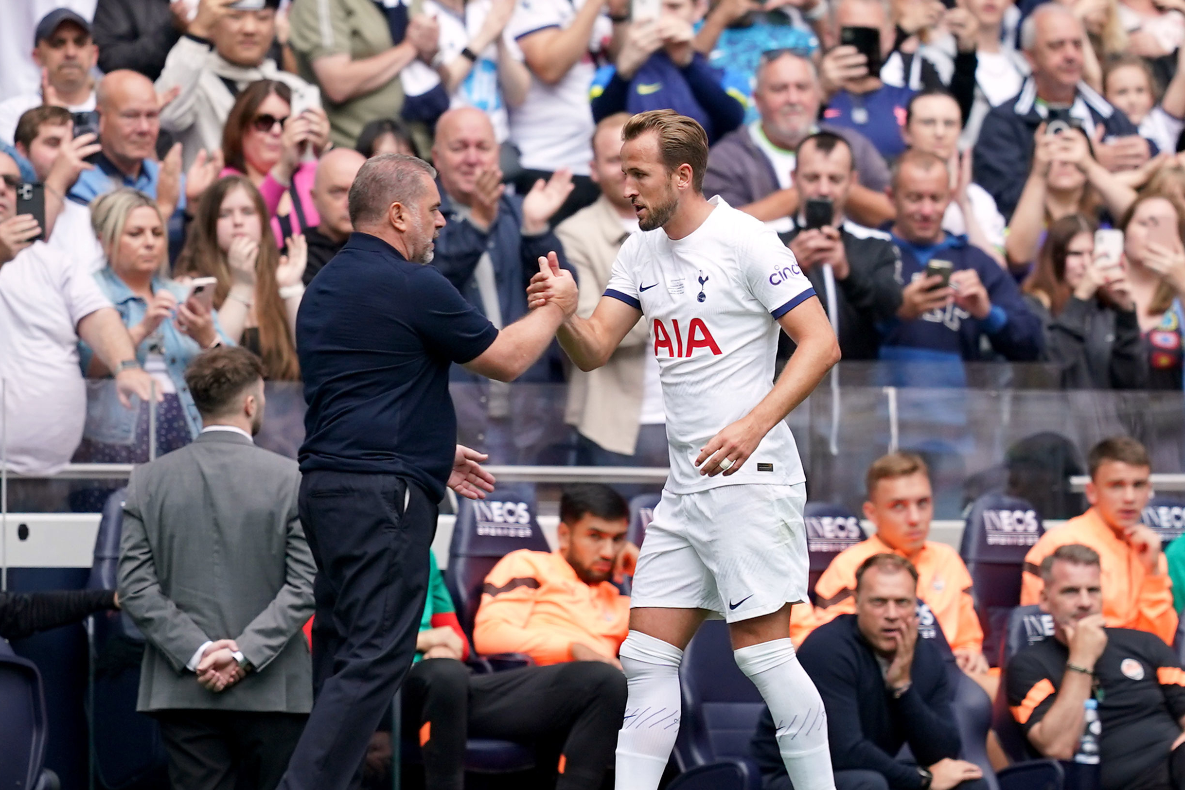 Ange Postecoglou responds to Bayern Munich’s deadline as Harry Kane scores four for Tottenham