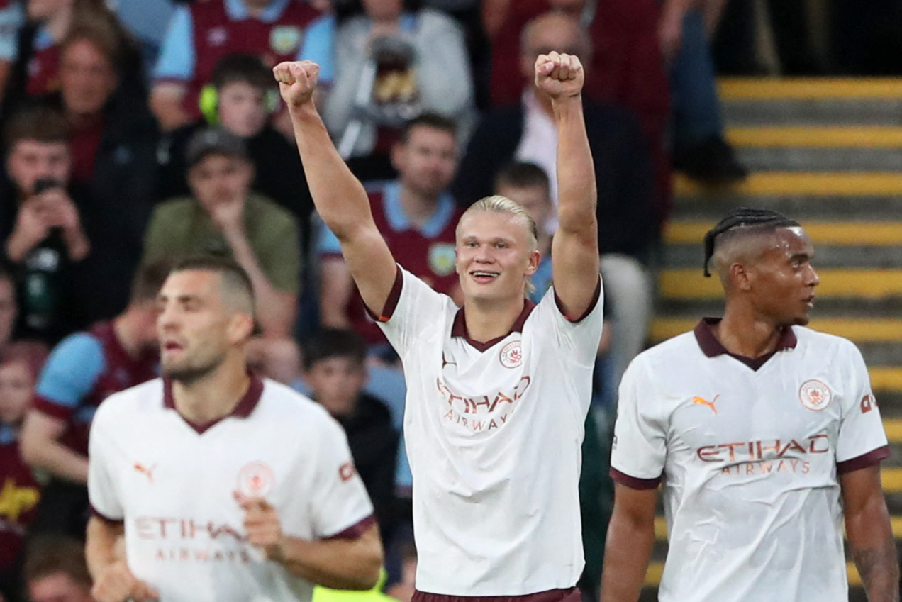 Burnley 0-3 Man City: Erling Haaland nets opening brace as Premier League season kicks off