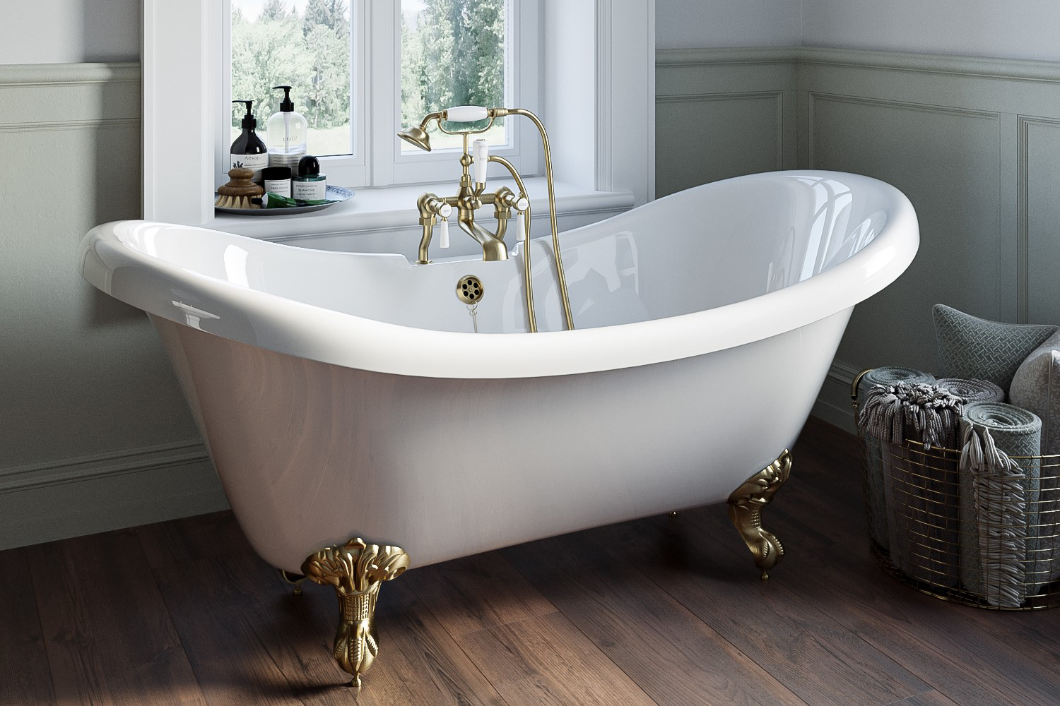 Best luxury bathroom brands: From roll top baths to chic flooring and stylish accessories