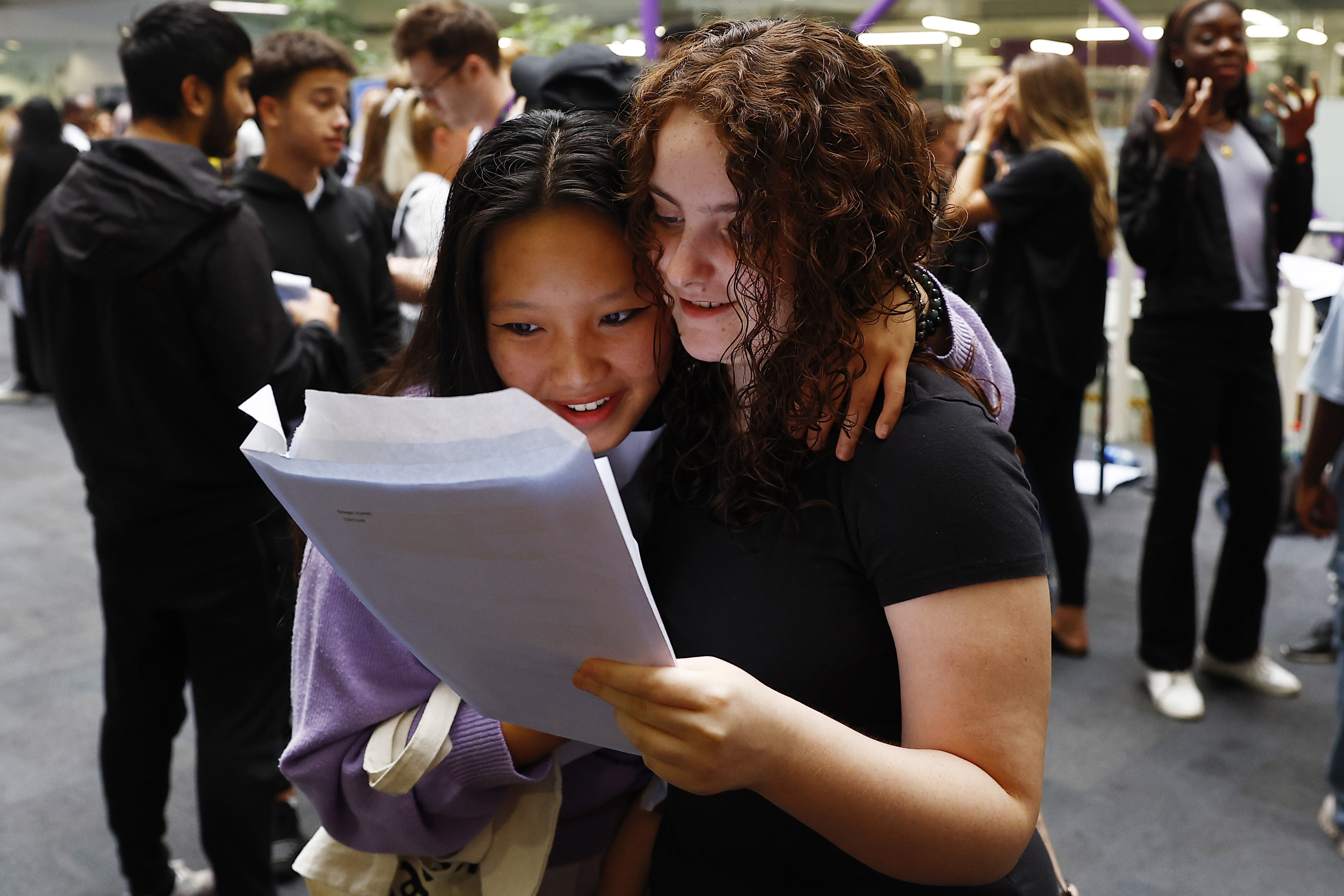 GCSE Results Released In England And Wales