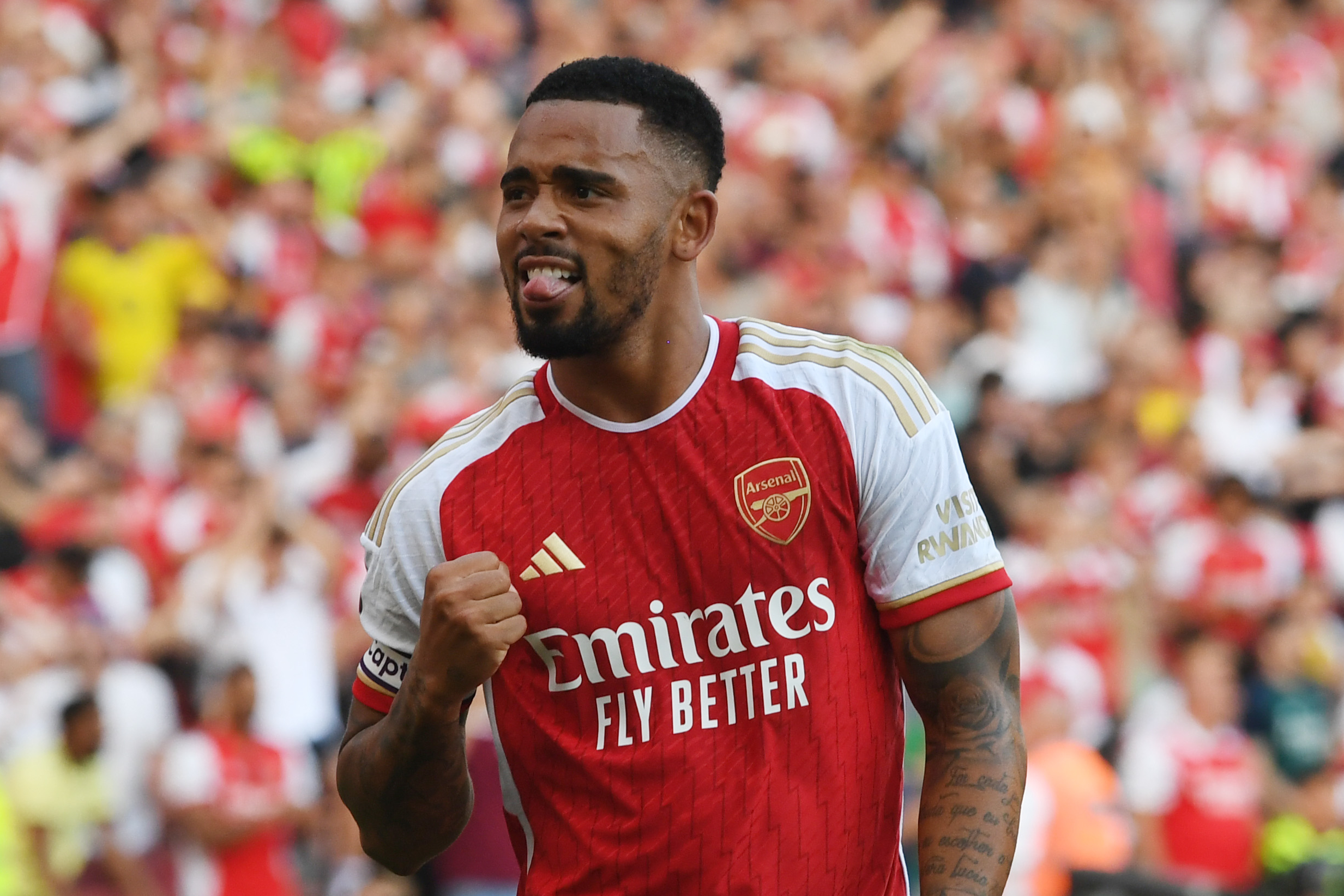 Gabriel Jesus fires warning to Arsenal title rivals as he relishes Eddie Nketiah battle