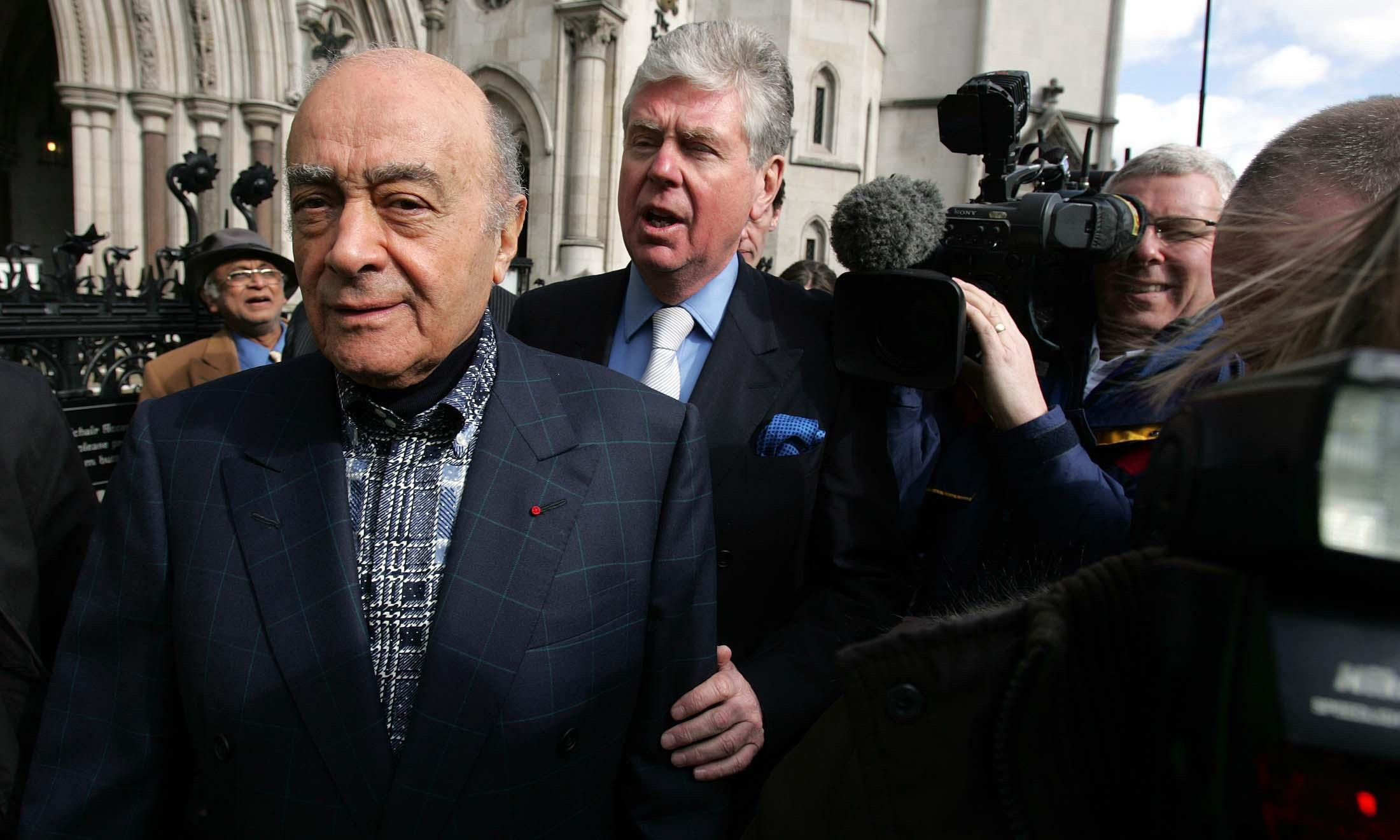 Mohamed Al Fayed death