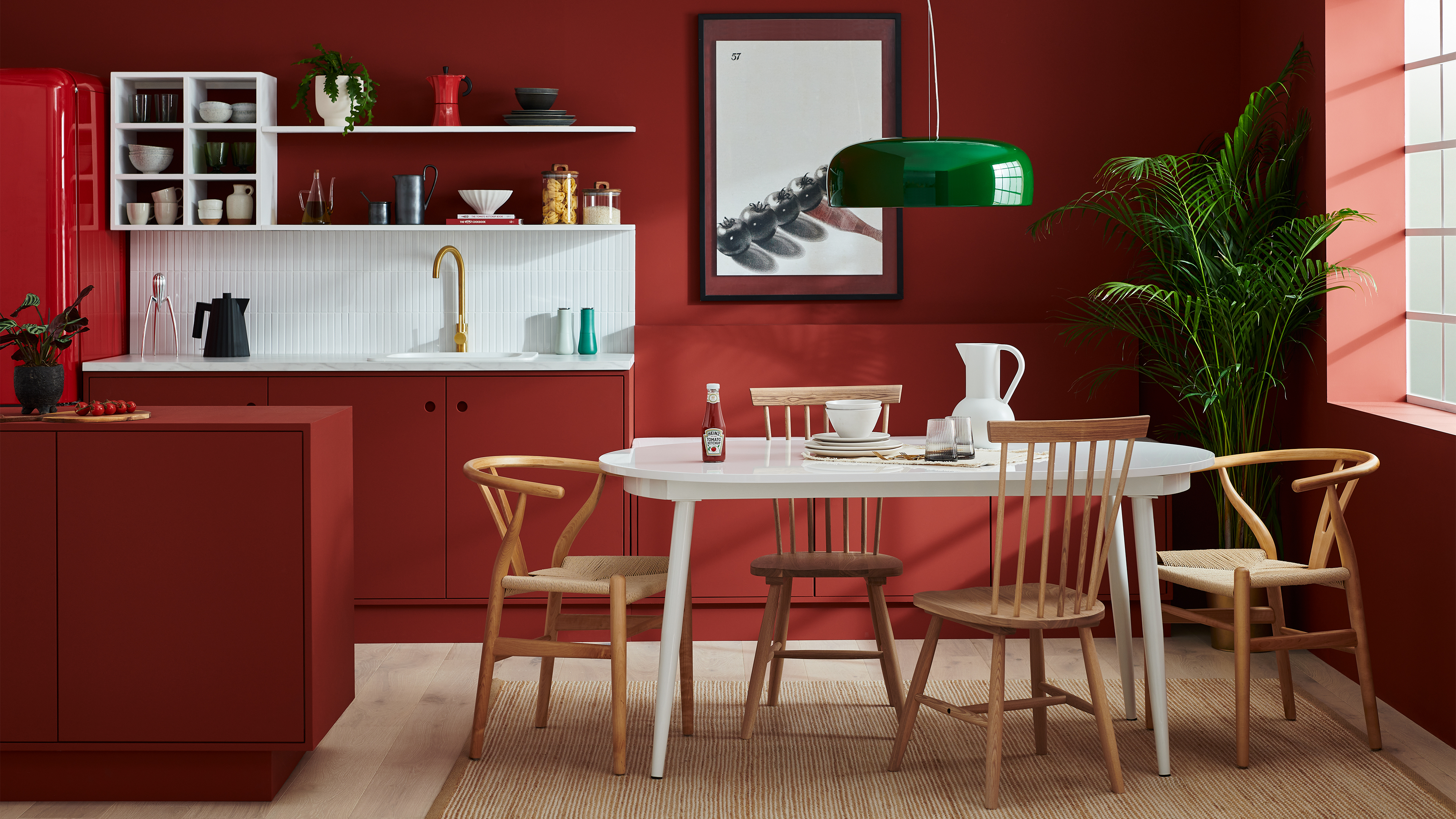 Would you Heinz-ify your home with the world’s first ketchup paint?