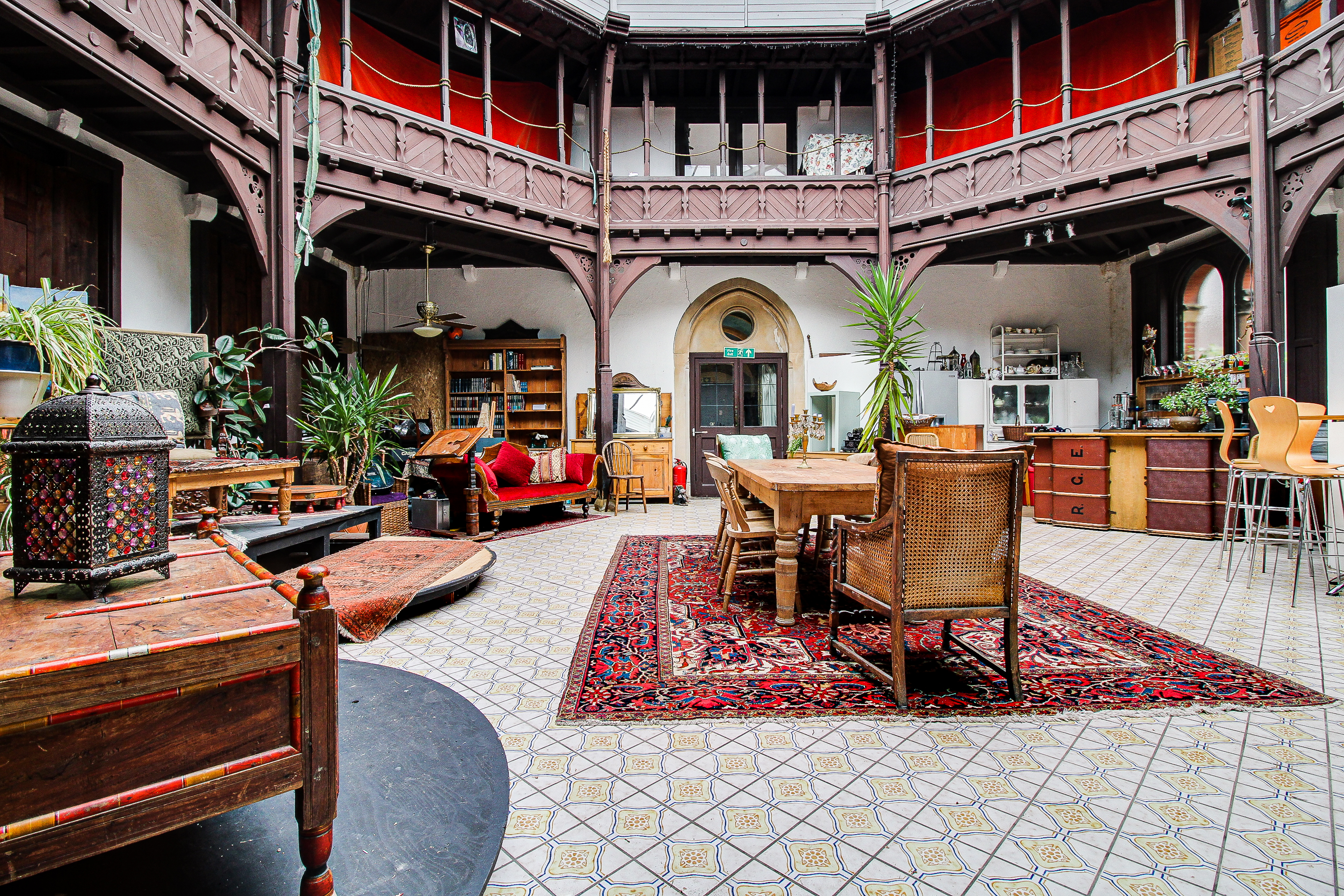 The Octagonal room at Fitzroy House in Lewes