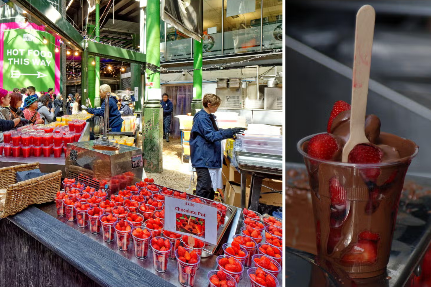 Borough Market stall ‘banned’ from selling chocolate strawberry treat