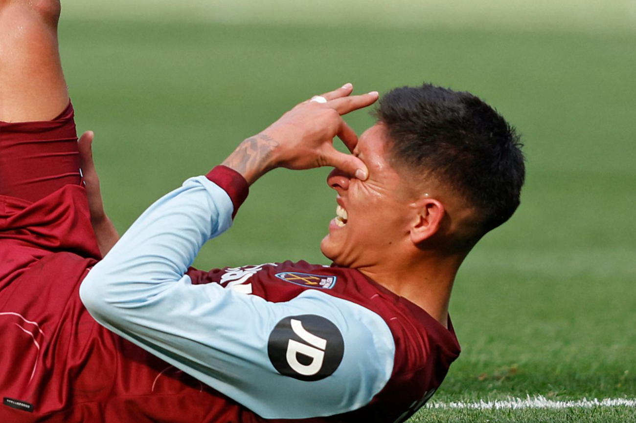 Edson Alvarez offers positive injury update after early substitution in West Ham defeat to Man City