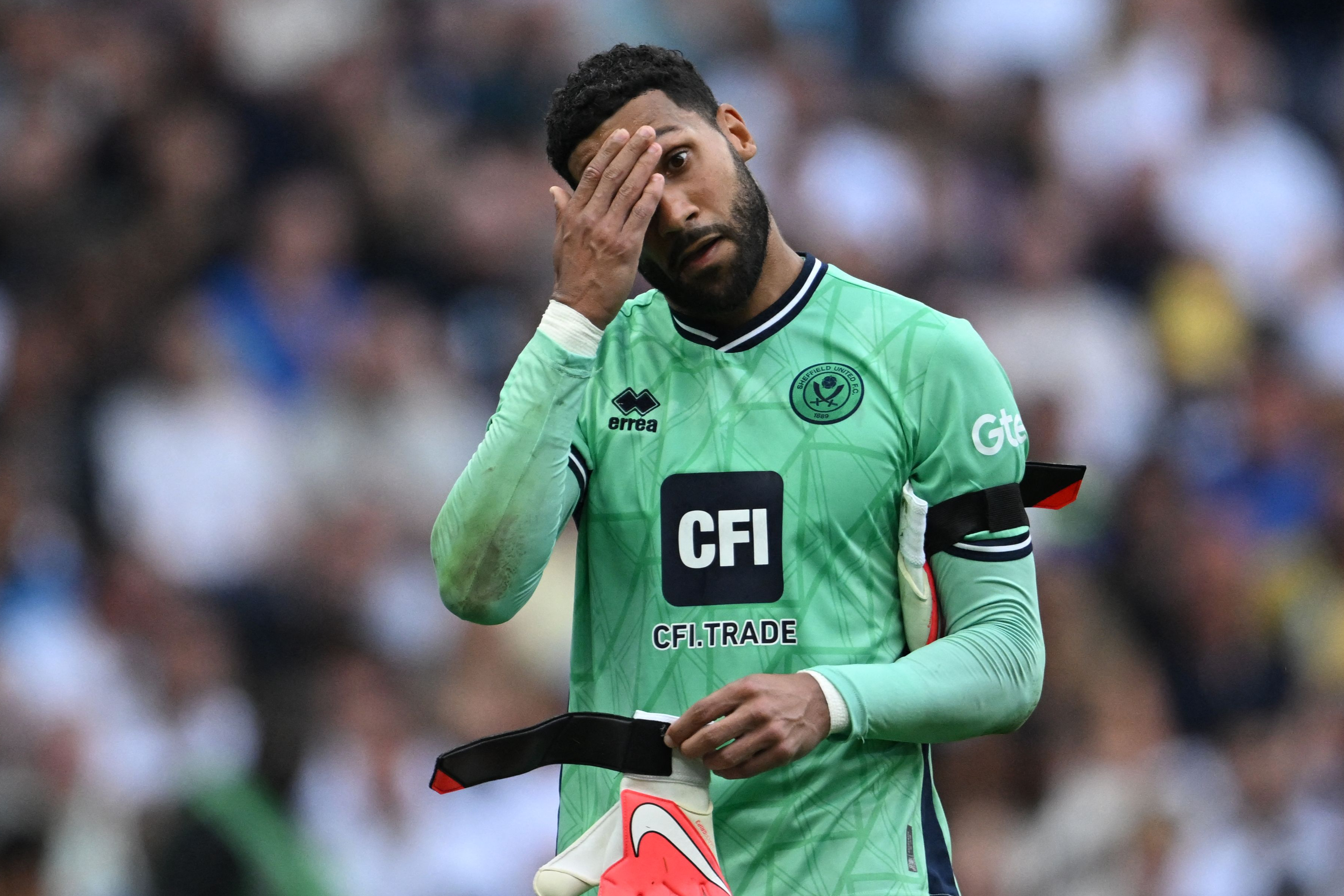 Tottenham and Sheffield United condemn racist abuse of Wes Foderingham as investigation launched