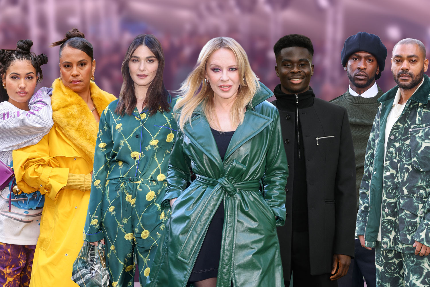 Kylie Minogue, Bukayo Saka and the best of the LFW front row