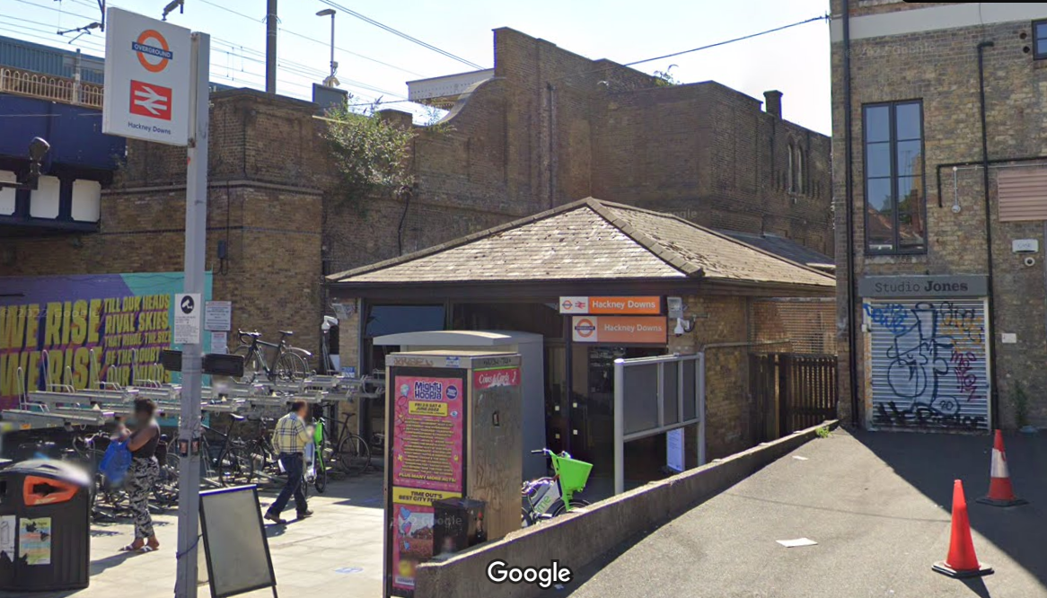 Hackney Downs station in east London