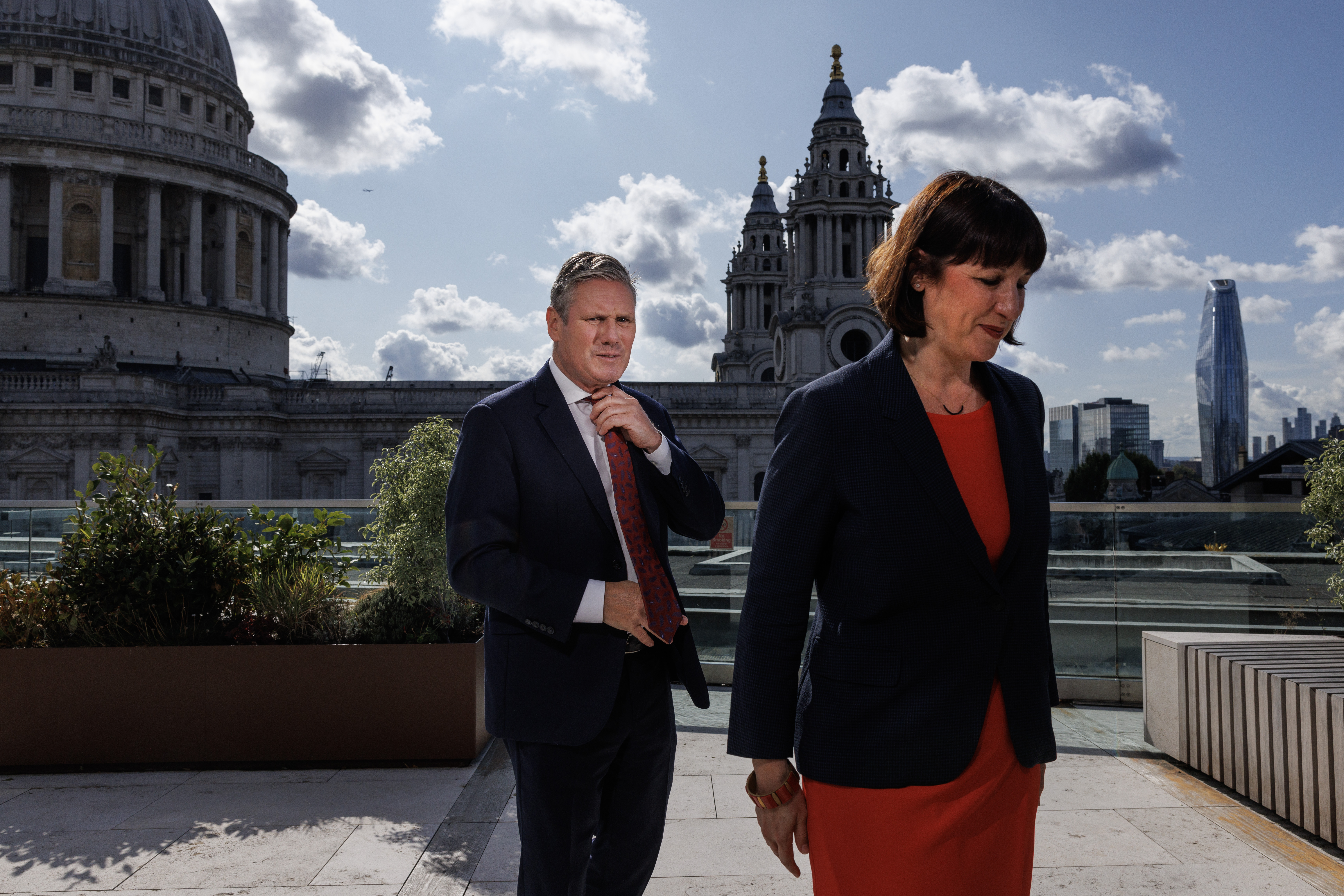 Keir Starmer and Rachel Reeves Visit The London Stock Exchange