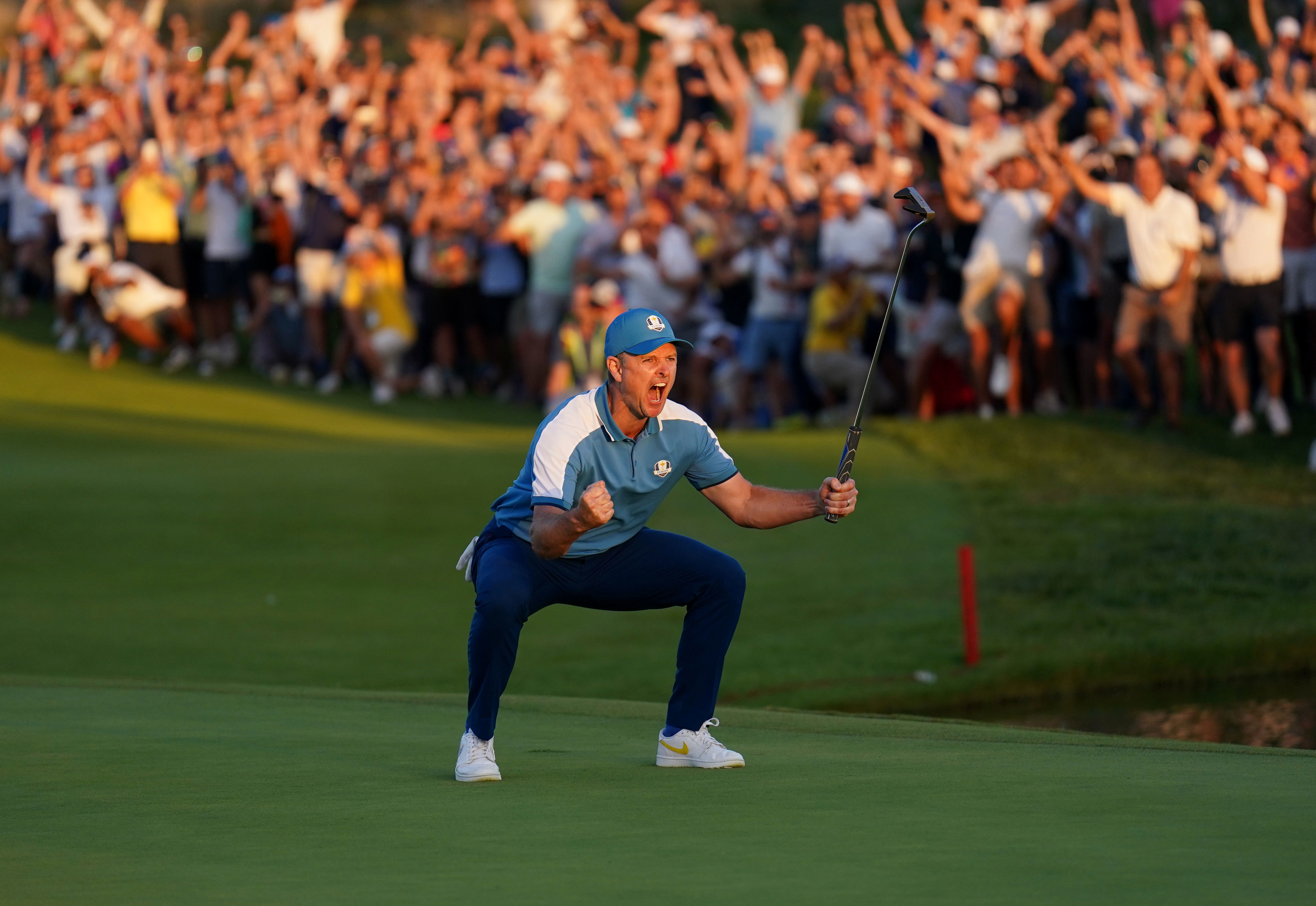 Ryder Cup: Justin Rose and Jon Rahm heroics help deliver unbeaten first day for Europe