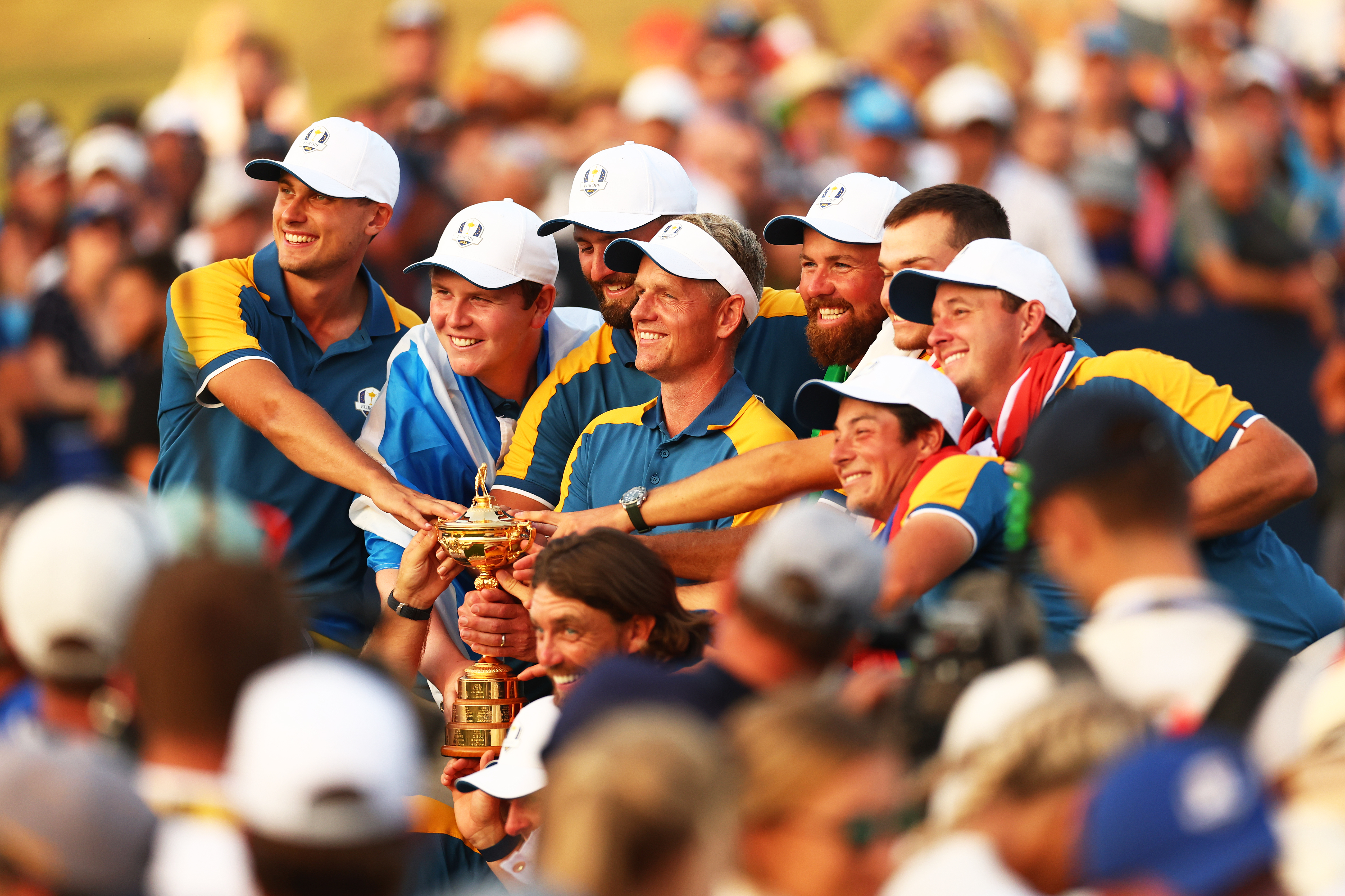 Team Europe regain trophy as Tommy Fleetwood provides winning point on nervy final day