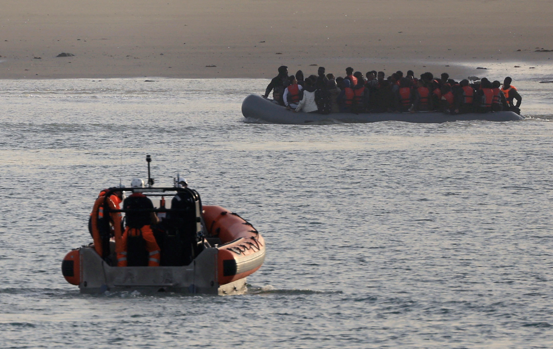 Migrants boats crossing Channel as warm weather and calm seas are favourable for crossings